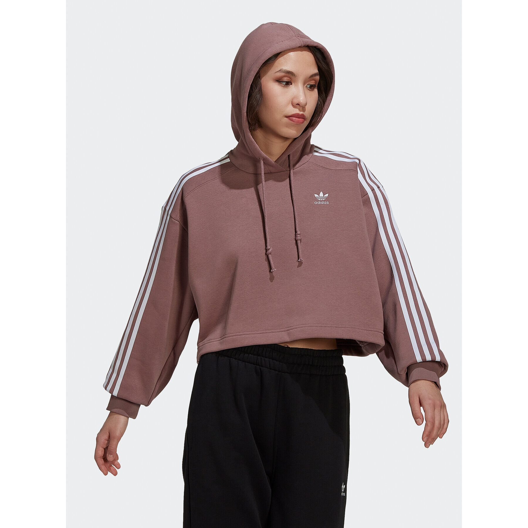 adidas Bluză adicolor Classics HN5885 Roz Relaxed Fit - Pled.ro