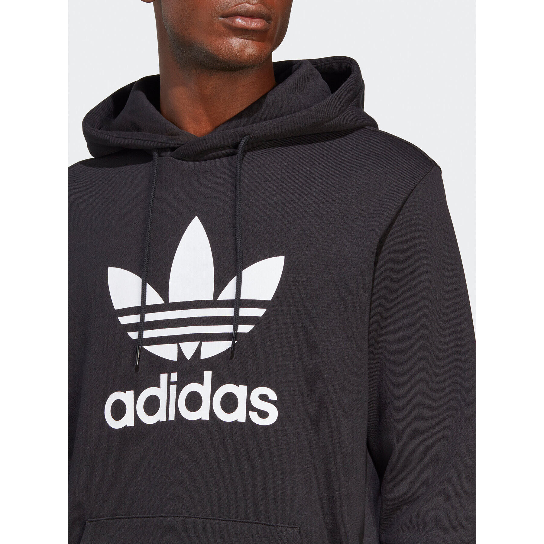 adidas Bluză adicolor Classics Trefoil IA4883 Negru Regular Fit - Pled.ro