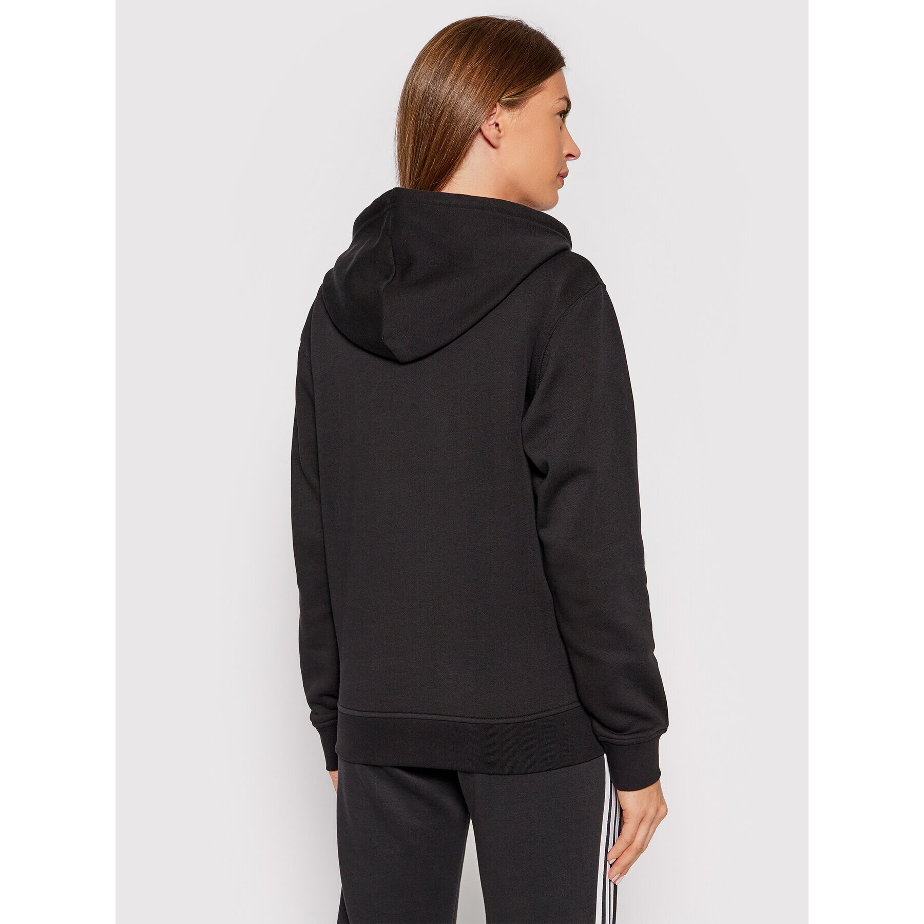 adidas Bluză adicolor Essentials Fleece H34725 Negru Regular Fit - Pled.ro