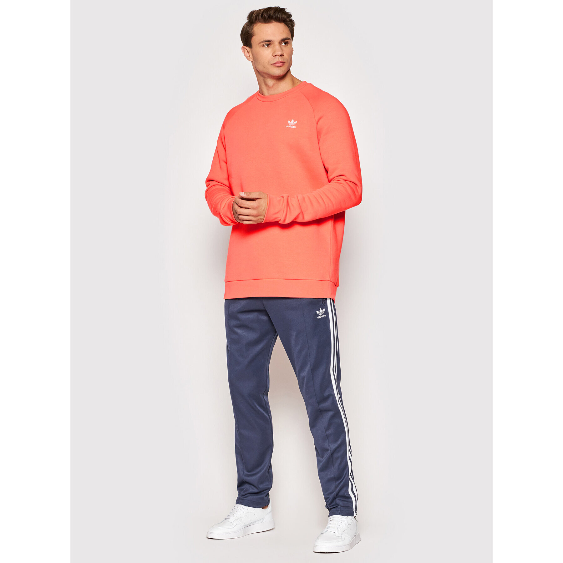 adidas Bluză adicolor Essentials HE9424 Roz Regular Fit - Pled.ro