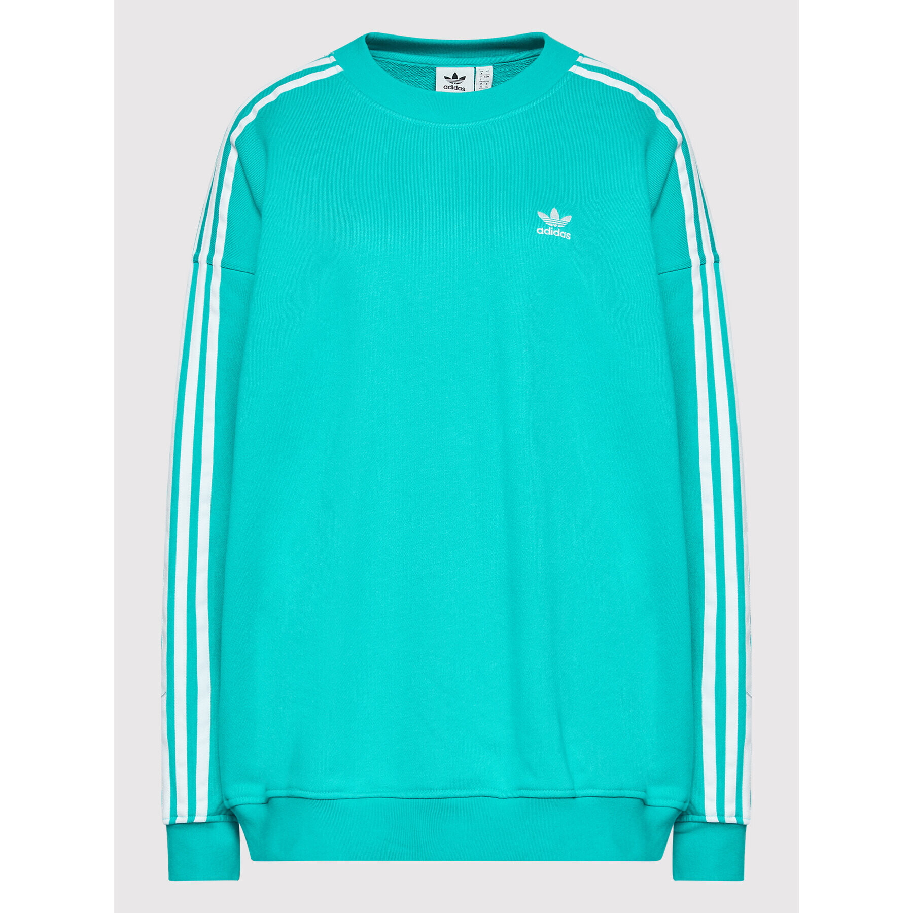 adidas Bluză adicolor HB9471 Albastru Relaxed Fit - Pled.ro