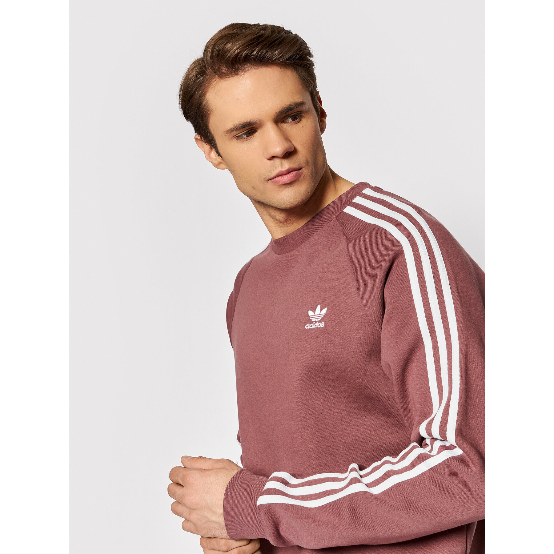 adidas Bluză adicolor HE9484 Vișiniu Regular Fit - Pled.ro