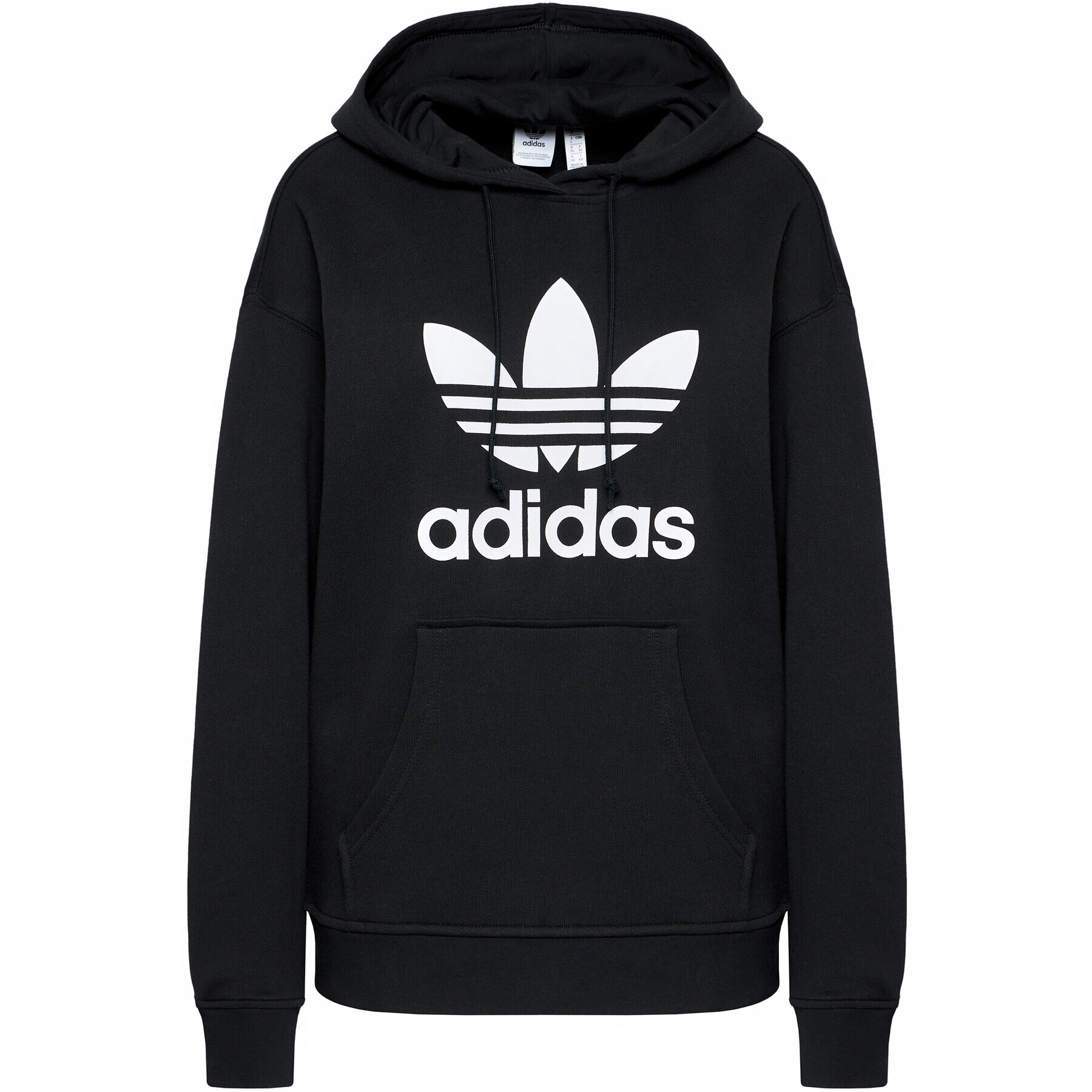 adidas Bluză adicolor Trefoil FM3307 Negru Regular Fit - Pled.ro