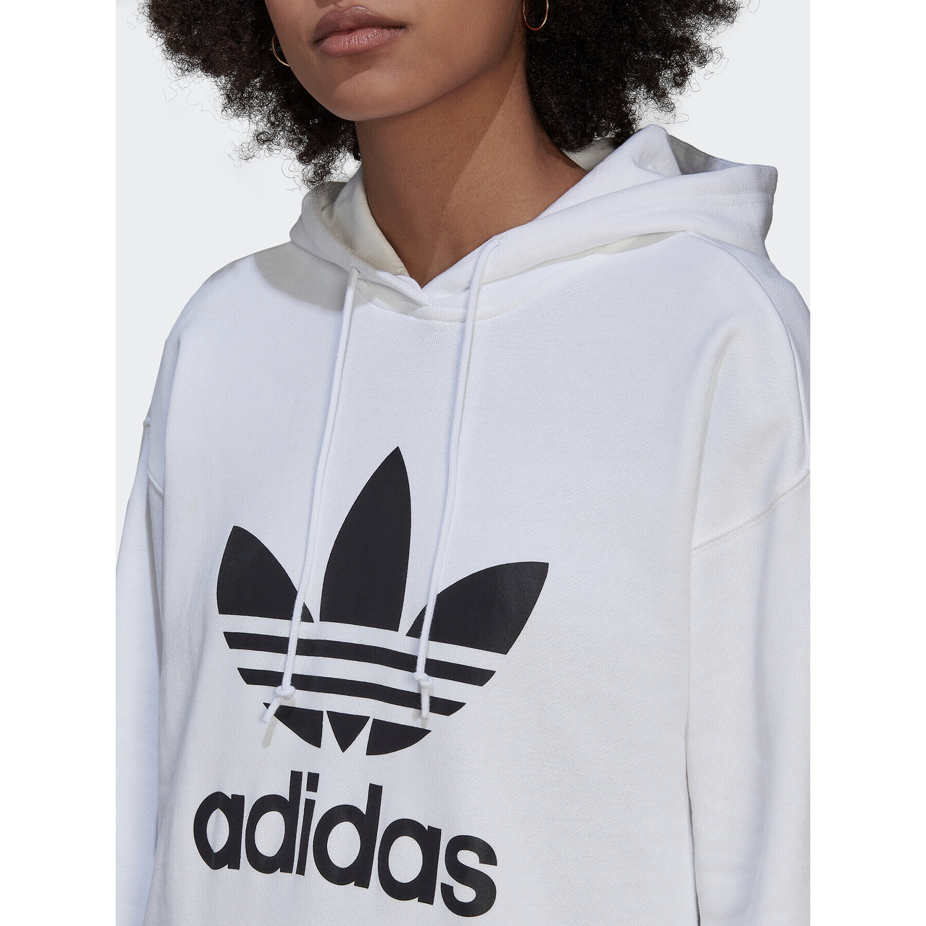 adidas Bluză adicolor Trefoil HN8329 Alb Regular Fit - Pled.ro