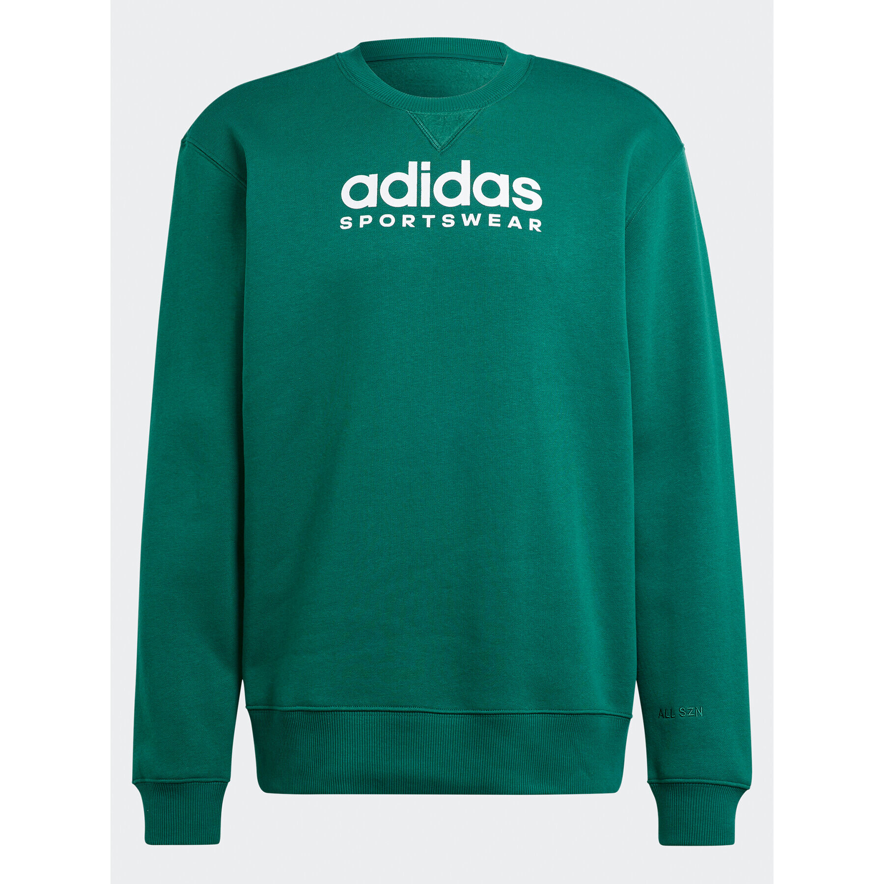 adidas Bluză All SZN Fleece Graphic IJ9440 Verde Loose Fit - Pled.ro