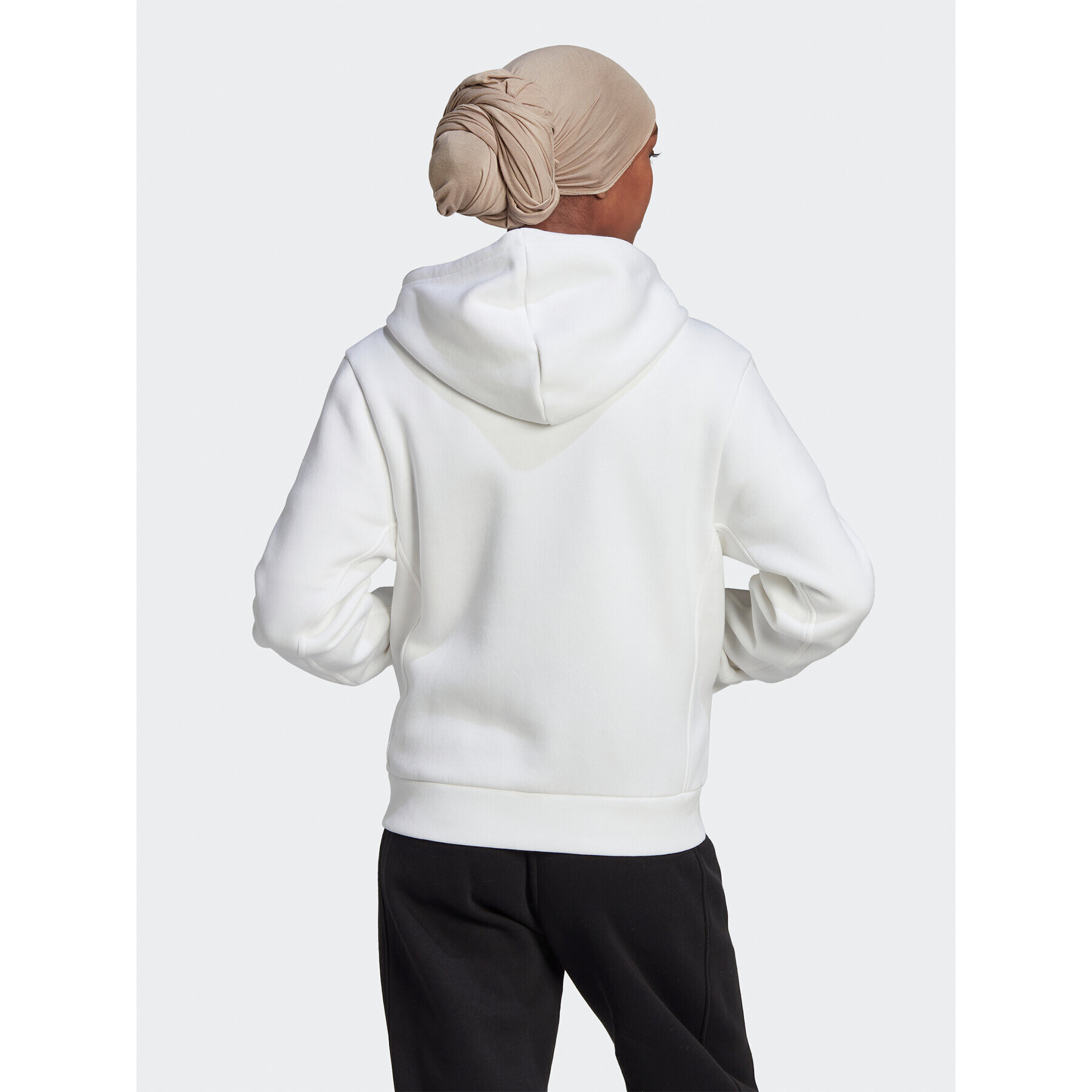 adidas Bluză ALL SZN Fleece HJ8008 Alb Regular Fit - Pled.ro