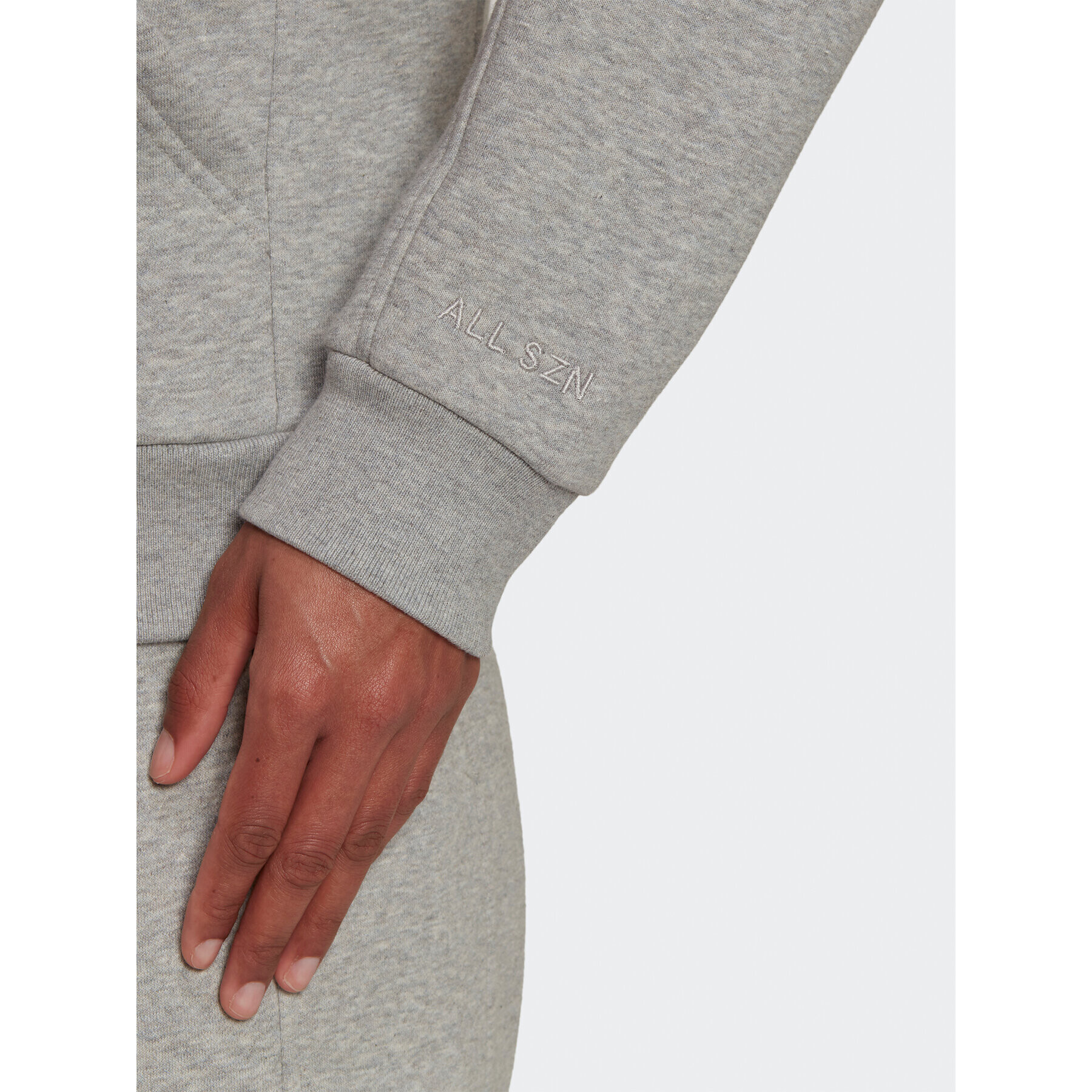 adidas Bluză ALL SZN Fleece HJ8010 Gri Regular Fit - Pled.ro