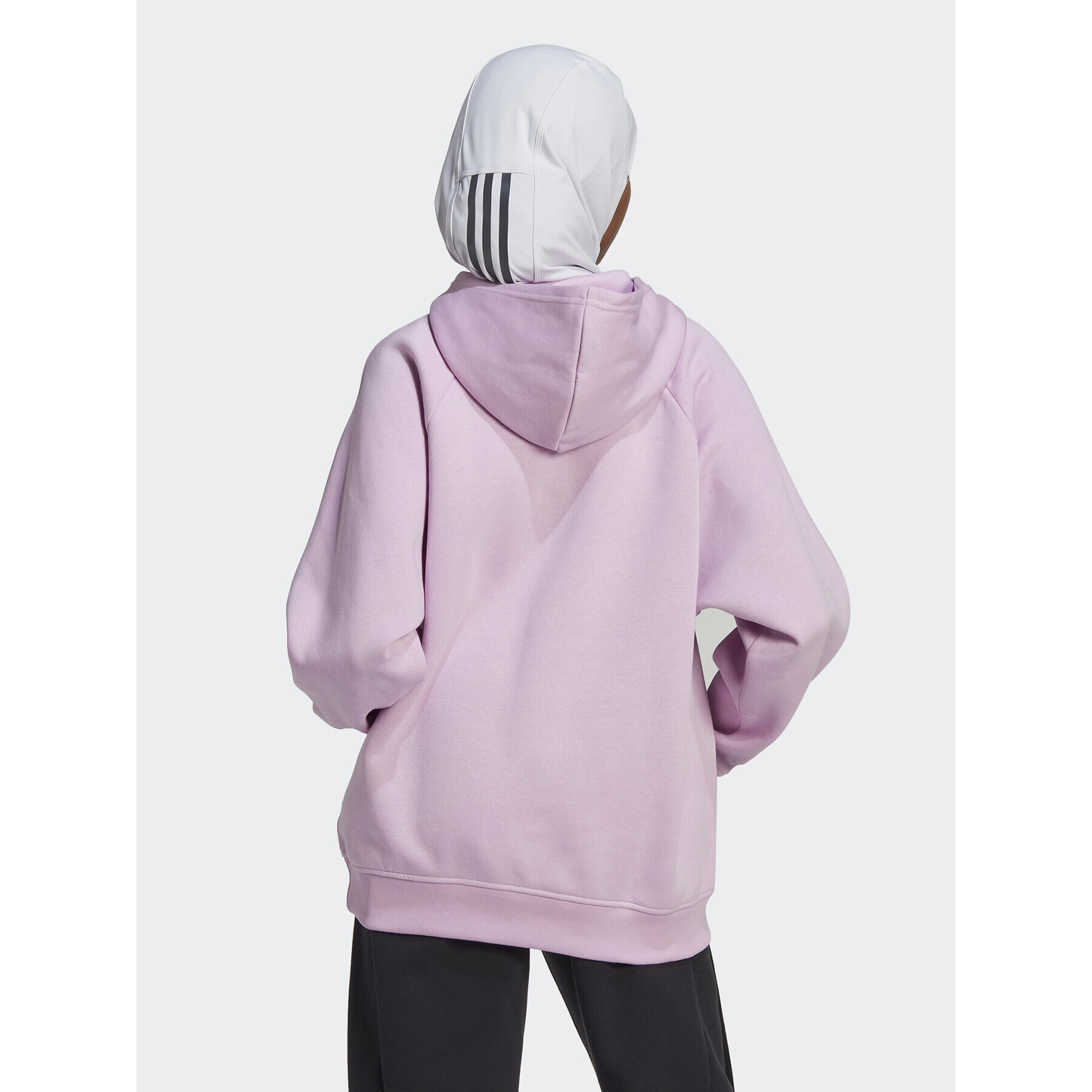 adidas Bluză ALL SZN Fleece HN4214 Roz Loose Fit - Pled.ro