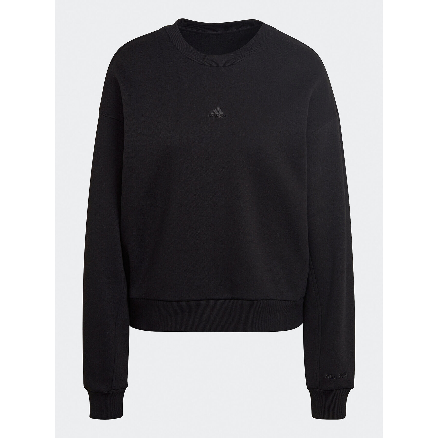 adidas Bluză ALL SZN Fleece Sweatshirt HJ7995 Negru Loose Fit - Pled.ro