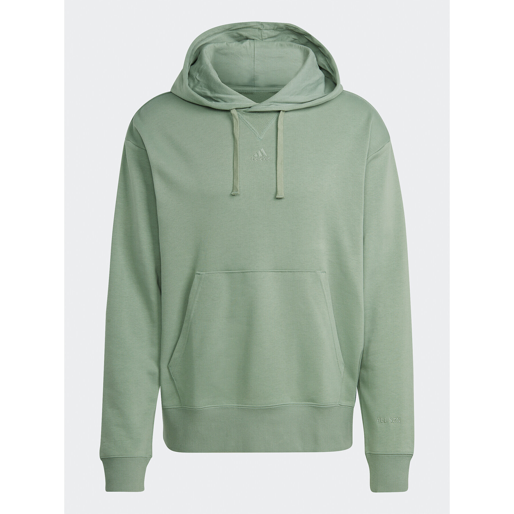 adidas Bluză ALL SZN French Terry Hoodie IC9765 Verde Loose Fit - Pled.ro