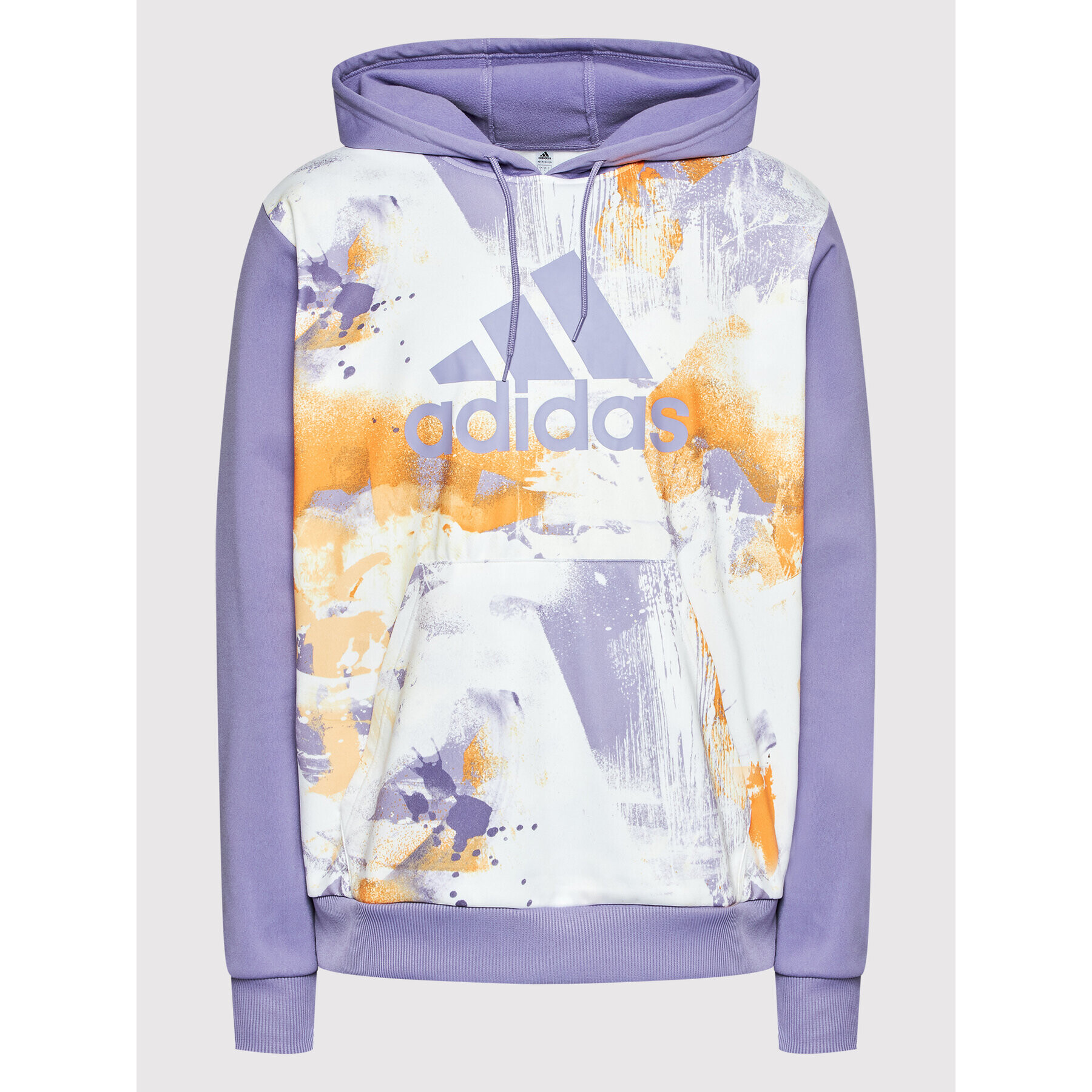 adidas Bluză Allover Print Basketball H58461 Violet Regular Fit - Pled.ro