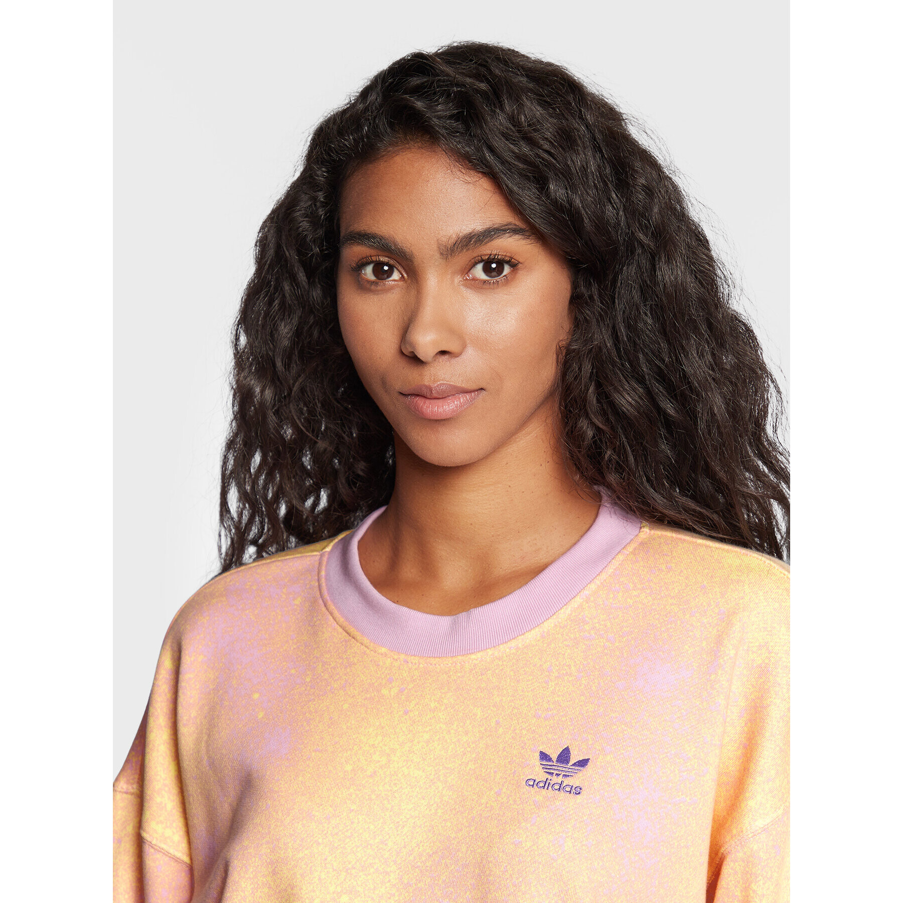 adidas Bluză Allover Print HL6599 Colorat Loose Fit - Pled.ro