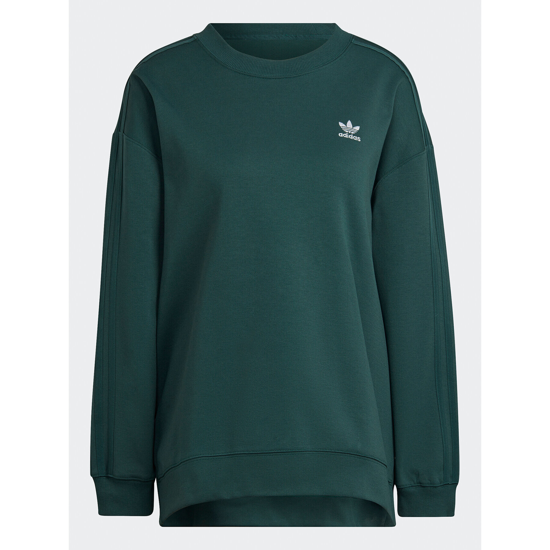 adidas Bluză Always Original Laced HK5056 Verde Relaxed Fit - Pled.ro