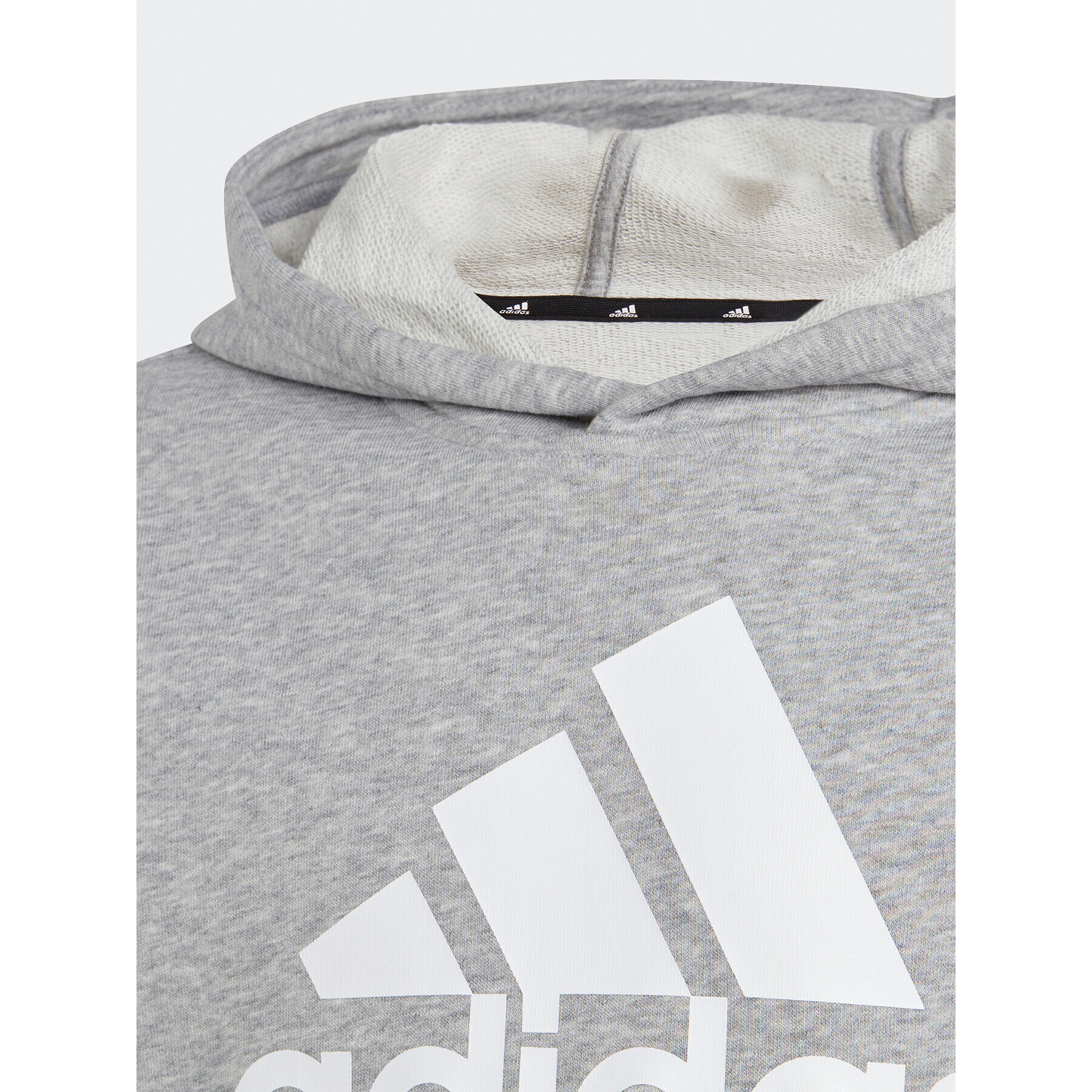 adidas Bluză Big Logo Essentials IC6835 Gri Regular Fit - Pled.ro