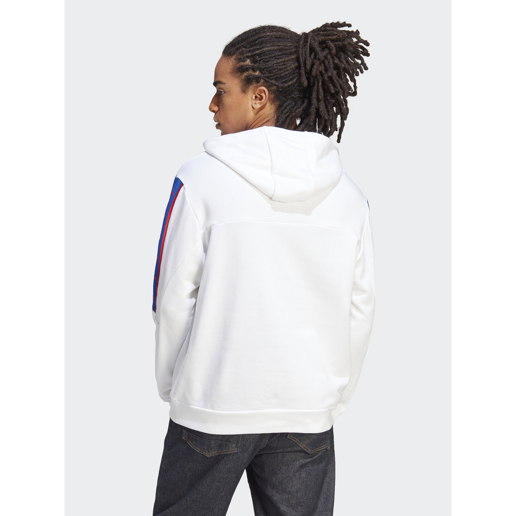 adidas Bluză Brandlove Hoodie IC6789 Alb Regular Fit - Pled.ro