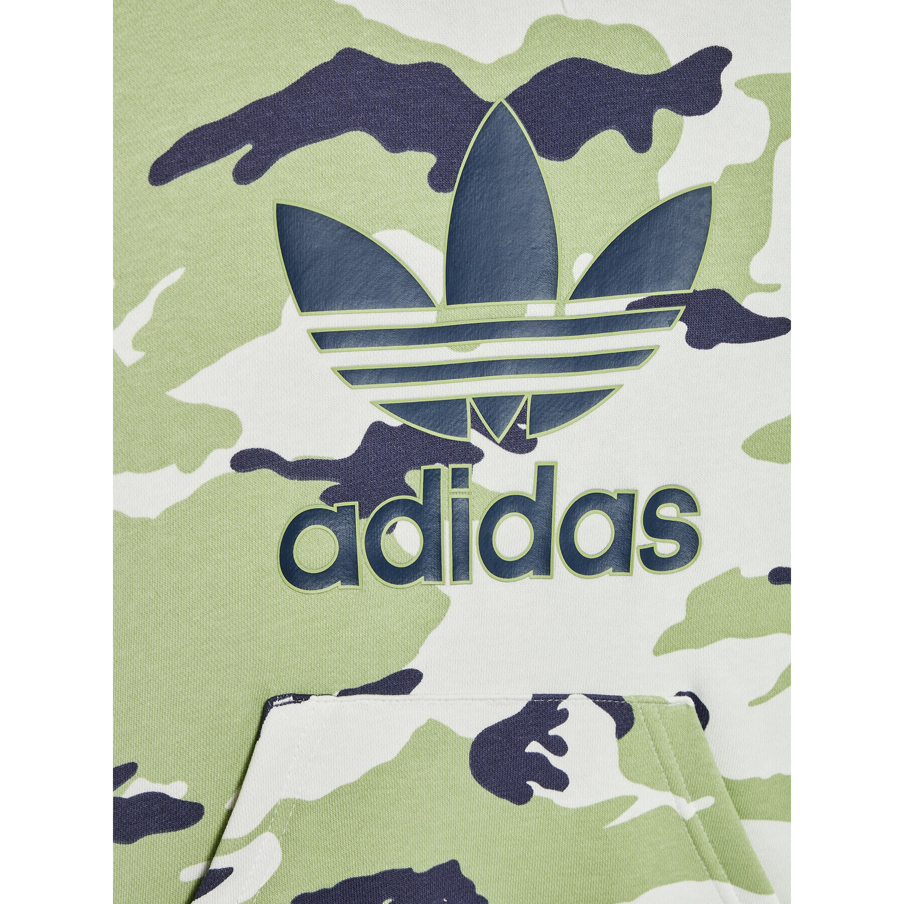 adidas Bluză Camo HF7449 Verde Regular Fit - Pled.ro