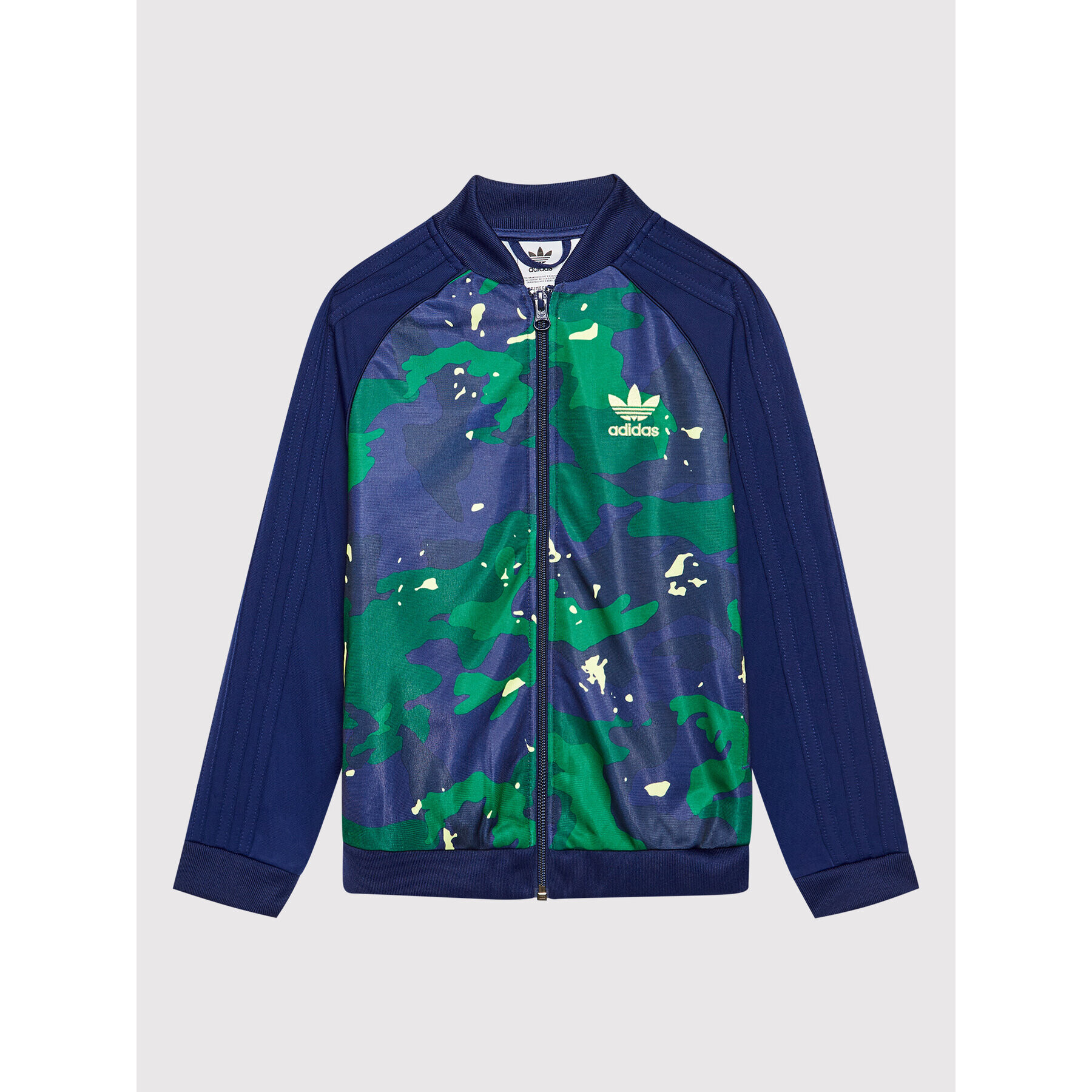 adidas Bluză Camo-Print H20311 Bleumarin Regular Fit - Pled.ro