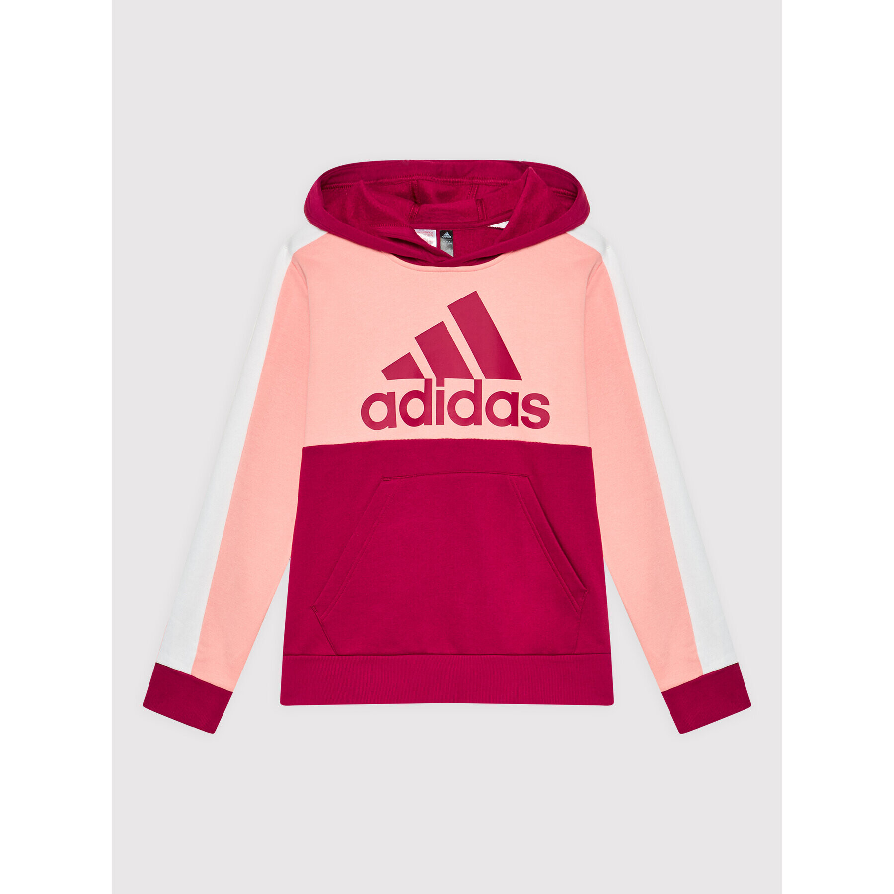 adidas Performance adidas Bluză Colorblock Fleece HC5660 Vișiniu Regular Fit - Pled.ro