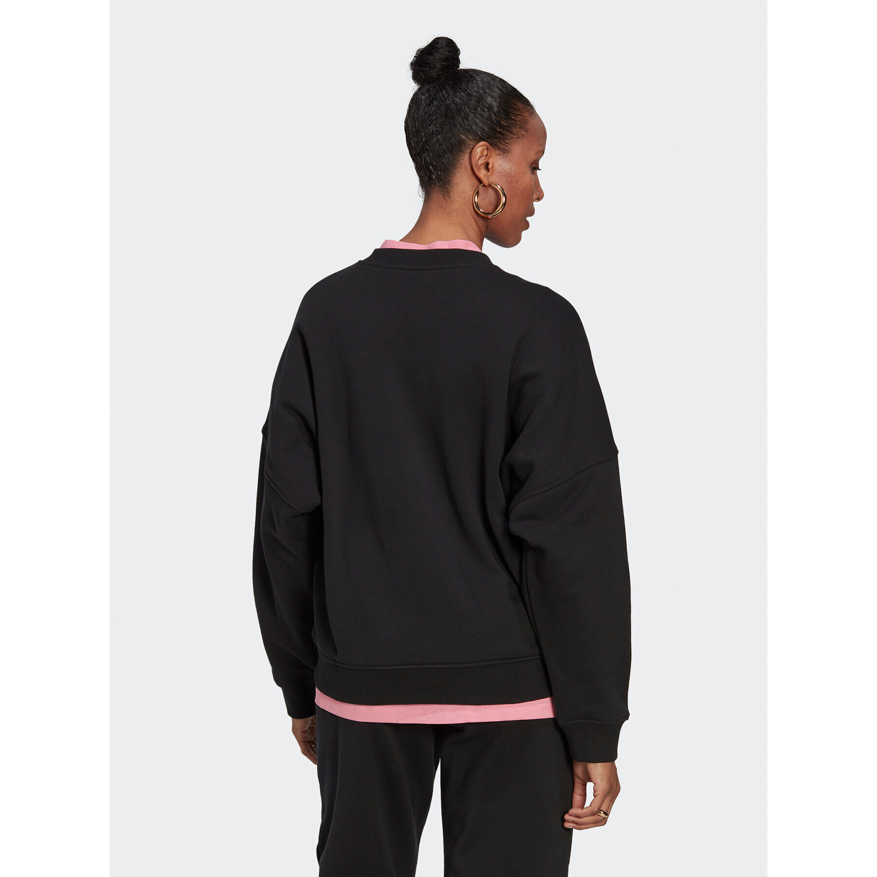 adidas Bluză Disney HL9056 Negru Relaxed Fit - Pled.ro