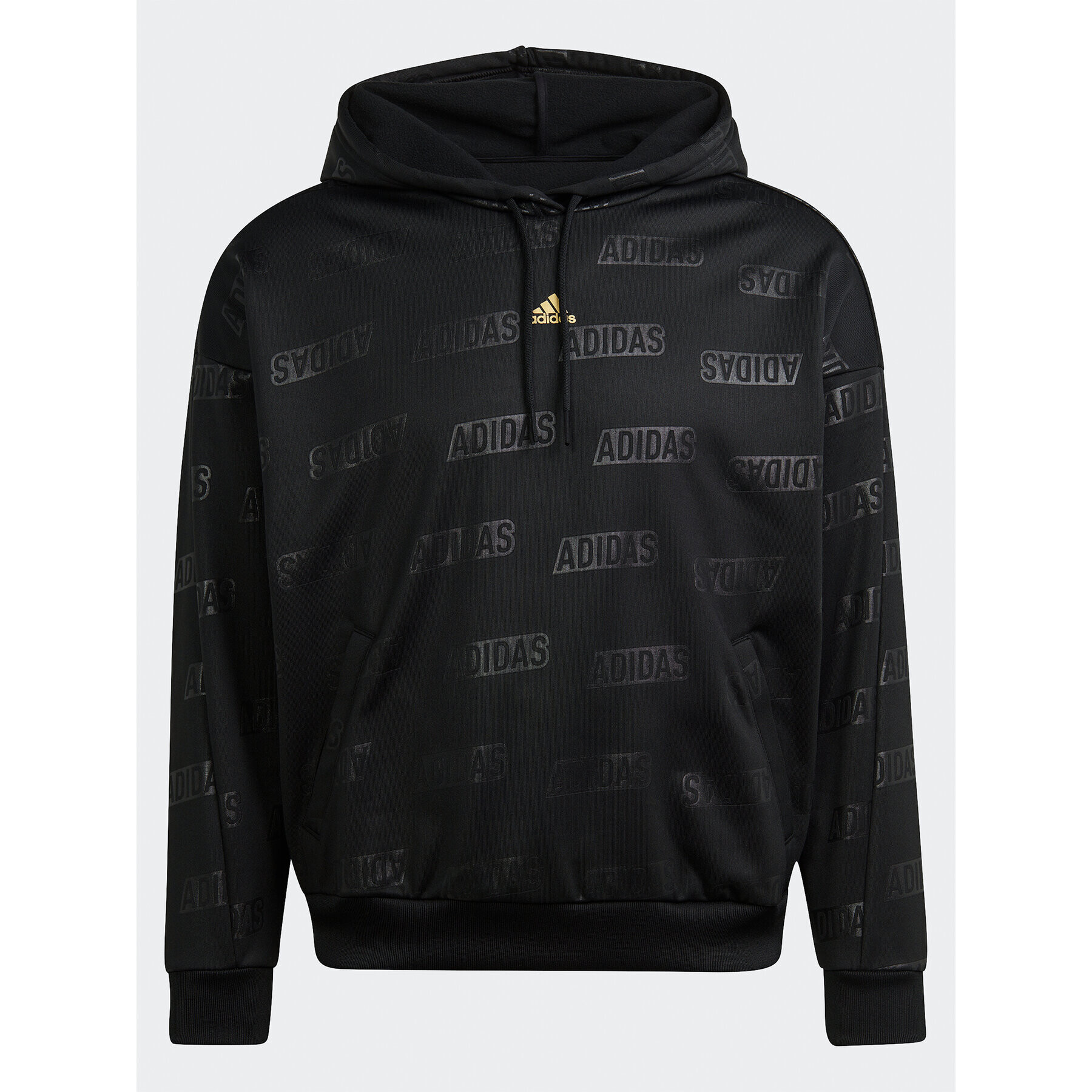 adidas Bluză Embossed Monogram IM2586 Negru Loose Fit - Pled.ro