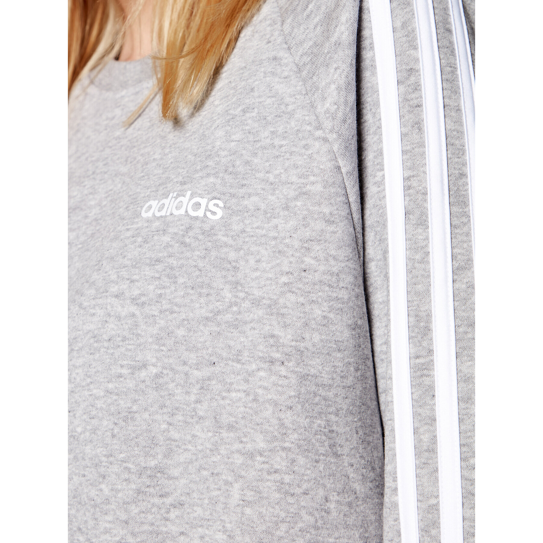 adidas Performance adidas Bluză Essential Boyfriend Crew FN5785 Gri Regular Fit - Pled.ro