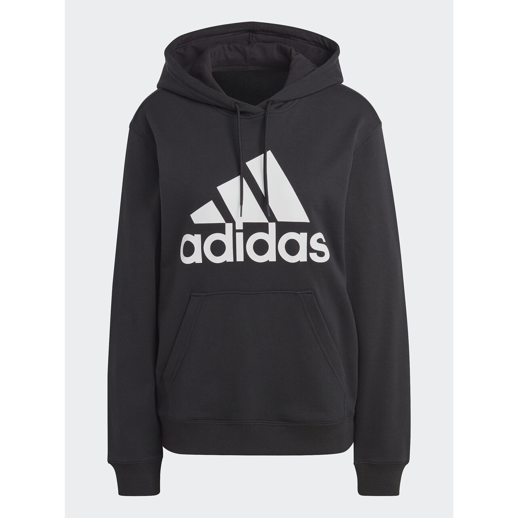 adidas Bluză Essentials Big Logo IC6895 Negru Regular Fit - Pled.ro