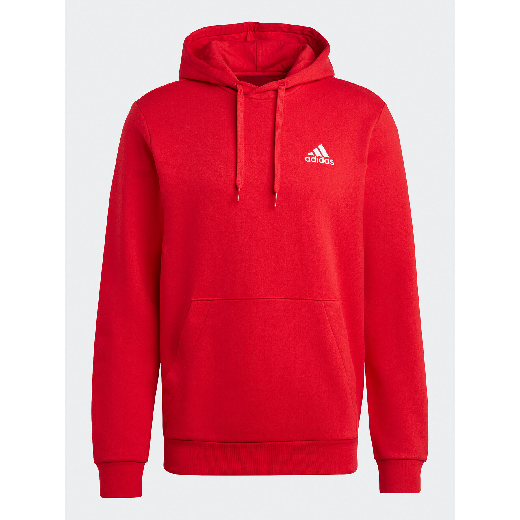 adidas Bluză Essentials Fleece Hoodie H47018 Roșu Regular Fit - Pled.ro