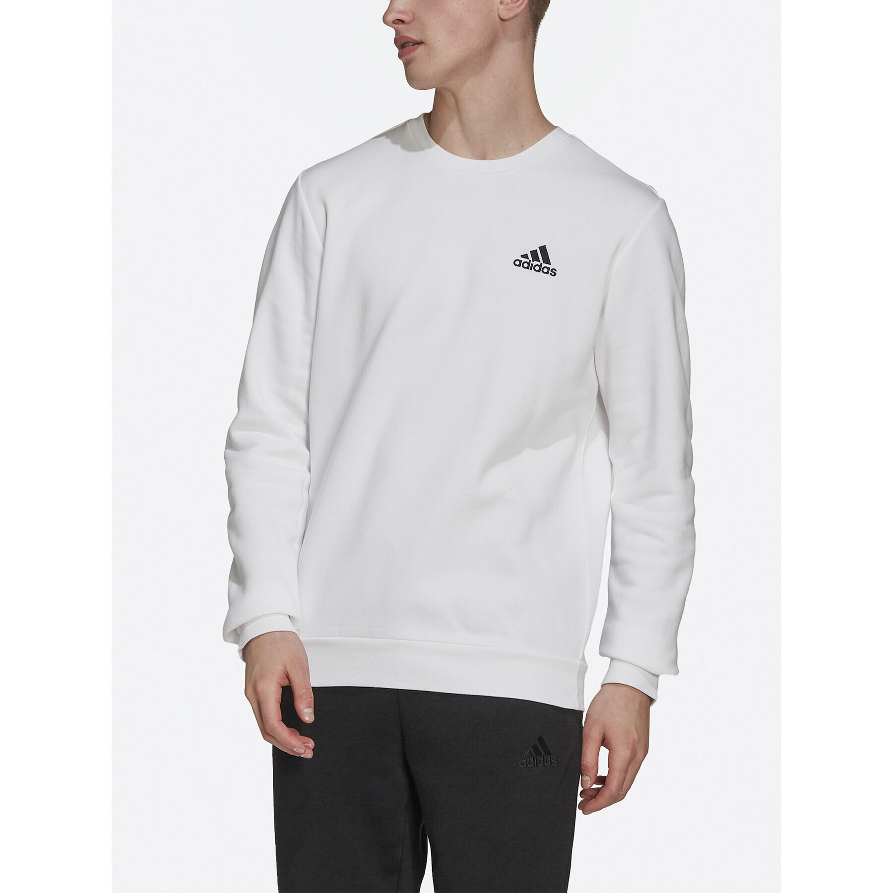 adidas Bluză Essentials H12220 Alb Regular Fit - Pled.ro