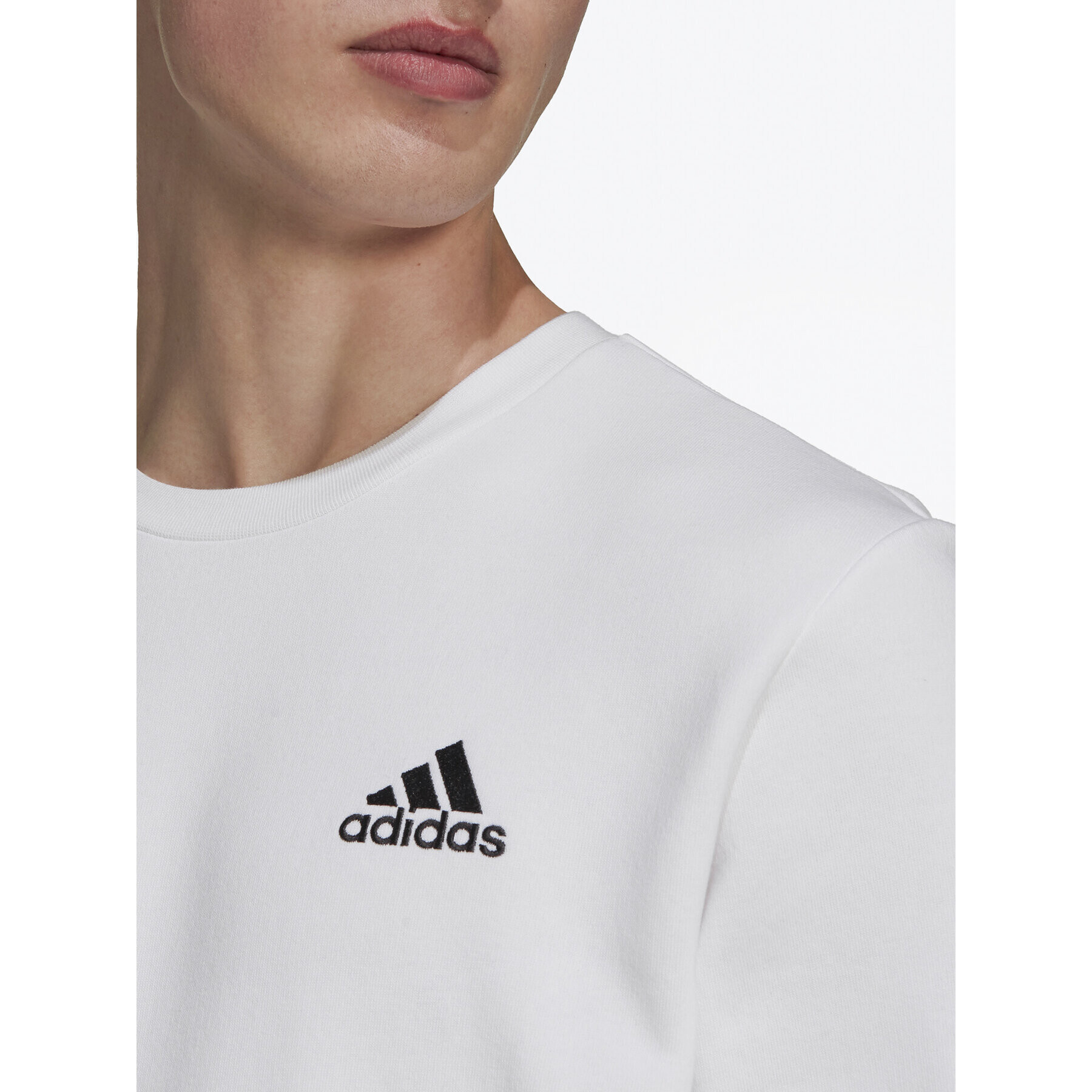 adidas Bluză Essentials H12220 Alb Regular Fit - Pled.ro