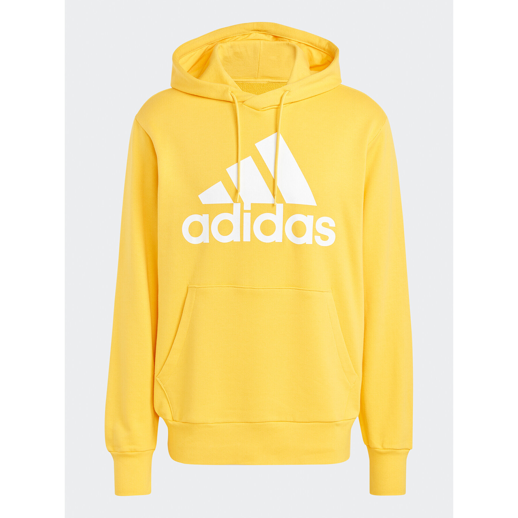 adidas Bluză Essentials French Terry Big Logo Hoodie IC9834 Galben Regular Fit - Pled.ro