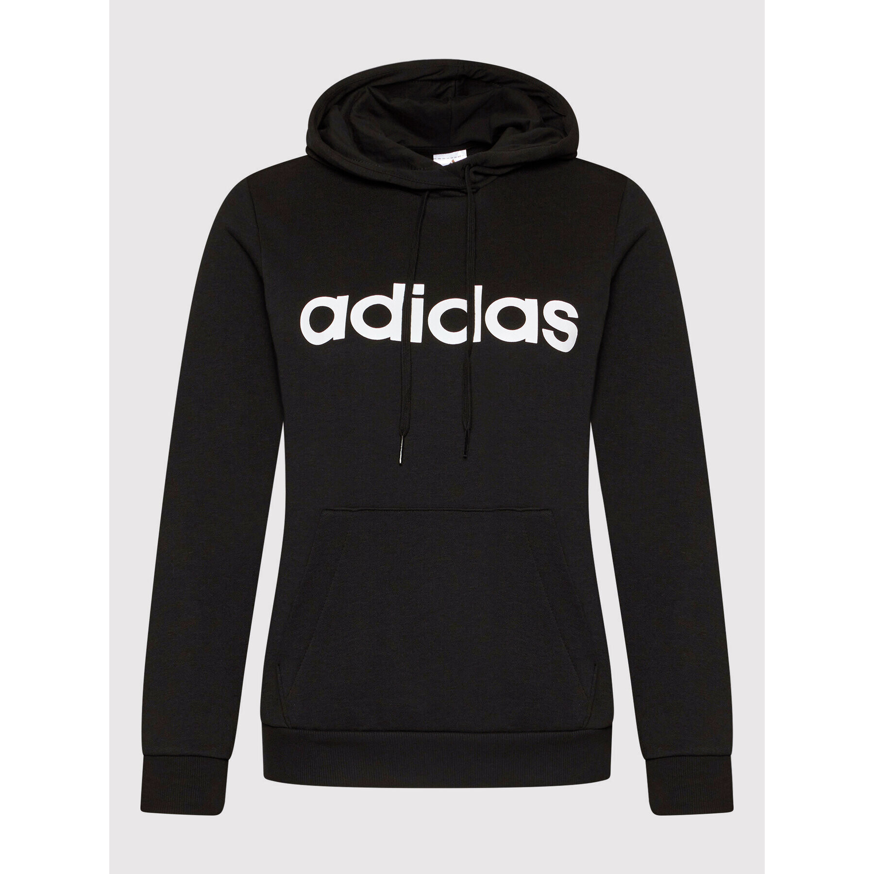 adidas Bluză Essentials Logo GL0635 Negru Regular Fit - Pled.ro