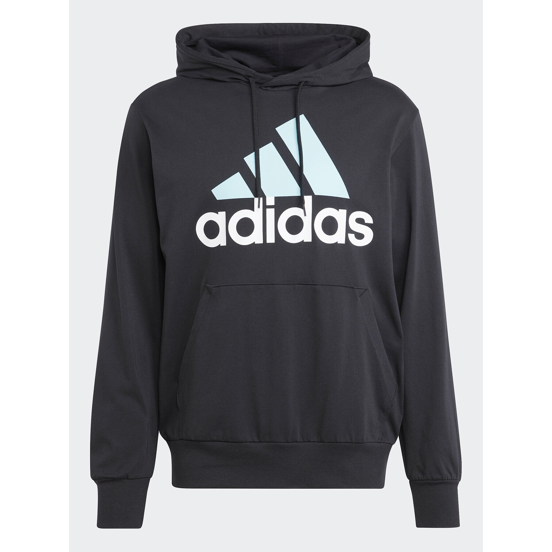 adidas Bluză Essentials Logo Hoodie IJ8574 Negru Regular Fit - Pled.ro