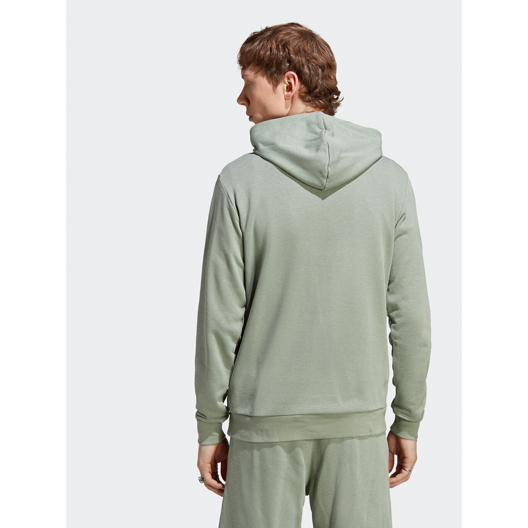 adidas Bluză Essentials+ Made With Hemp Hoodie HR2962 Verde Regular Fit - Pled.ro