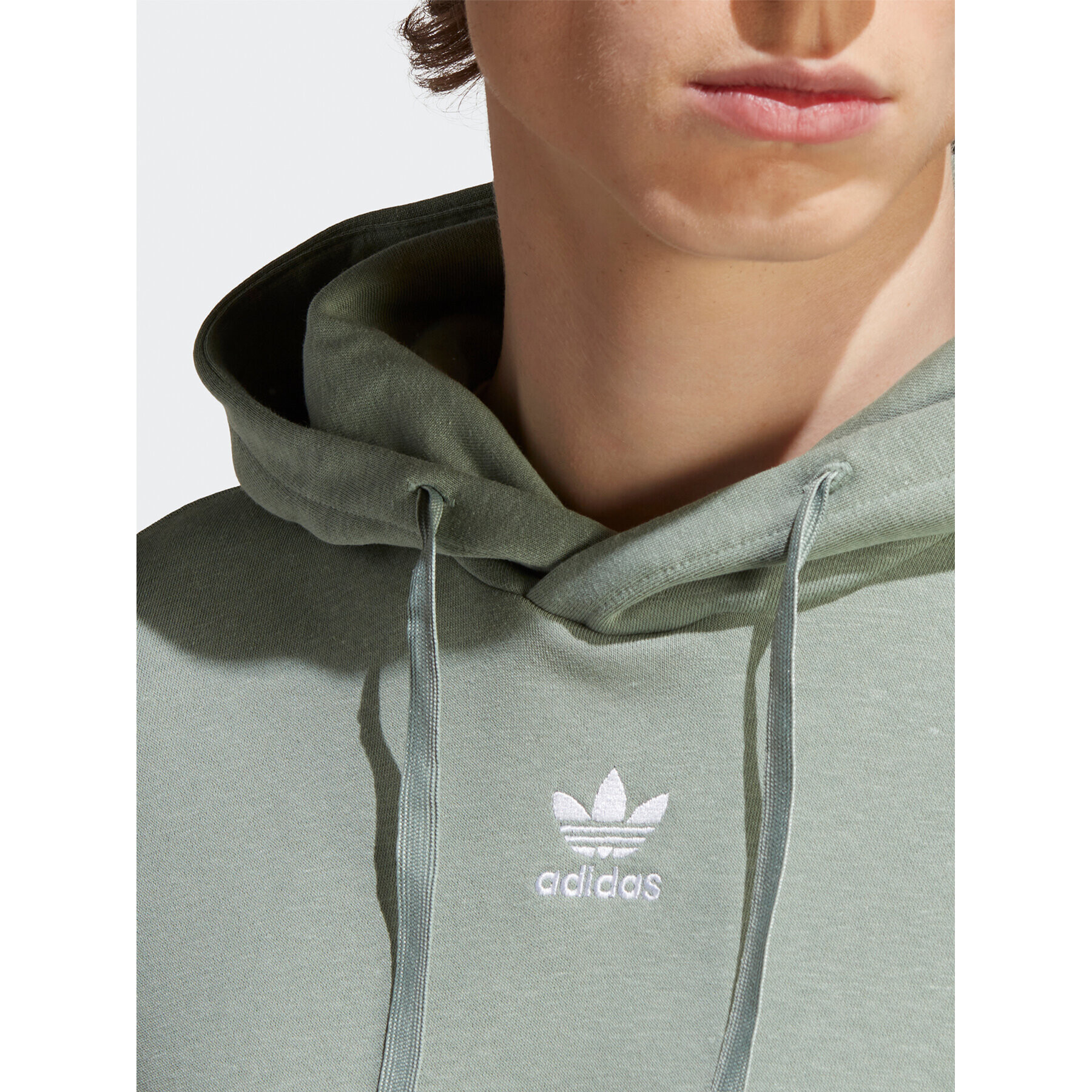 adidas Bluză Essentials+ Made With Hemp Hoodie HR2962 Verde Regular Fit - Pled.ro