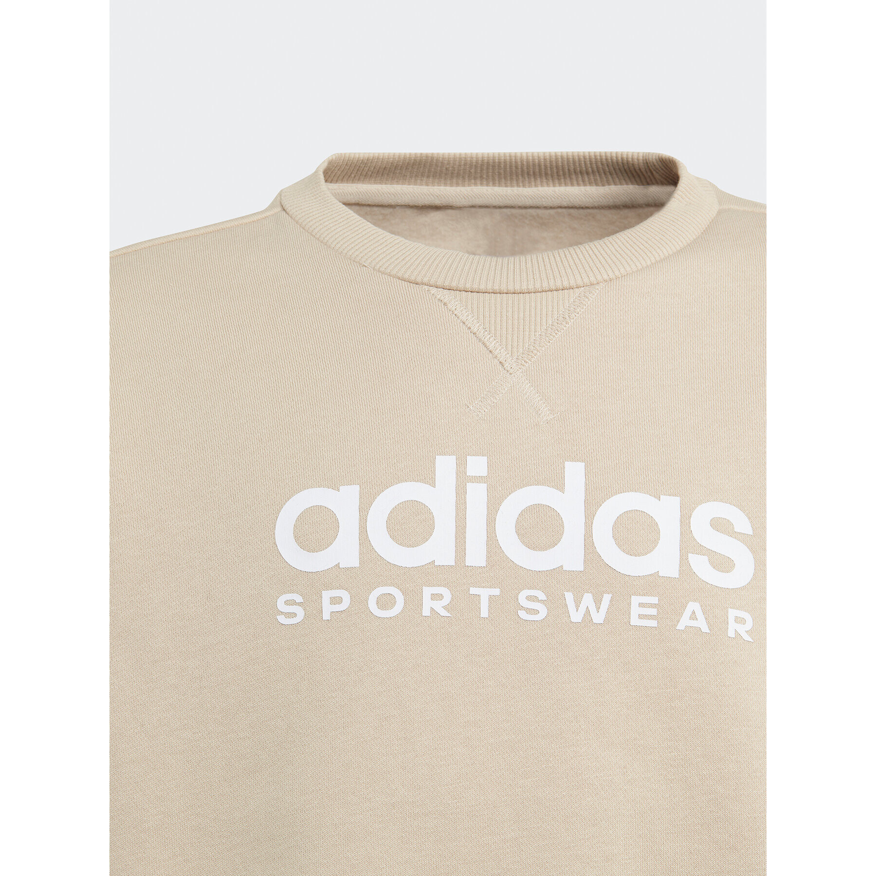 adidas Bluză Fleece IL4926 Bej Loose Fit - Pled.ro