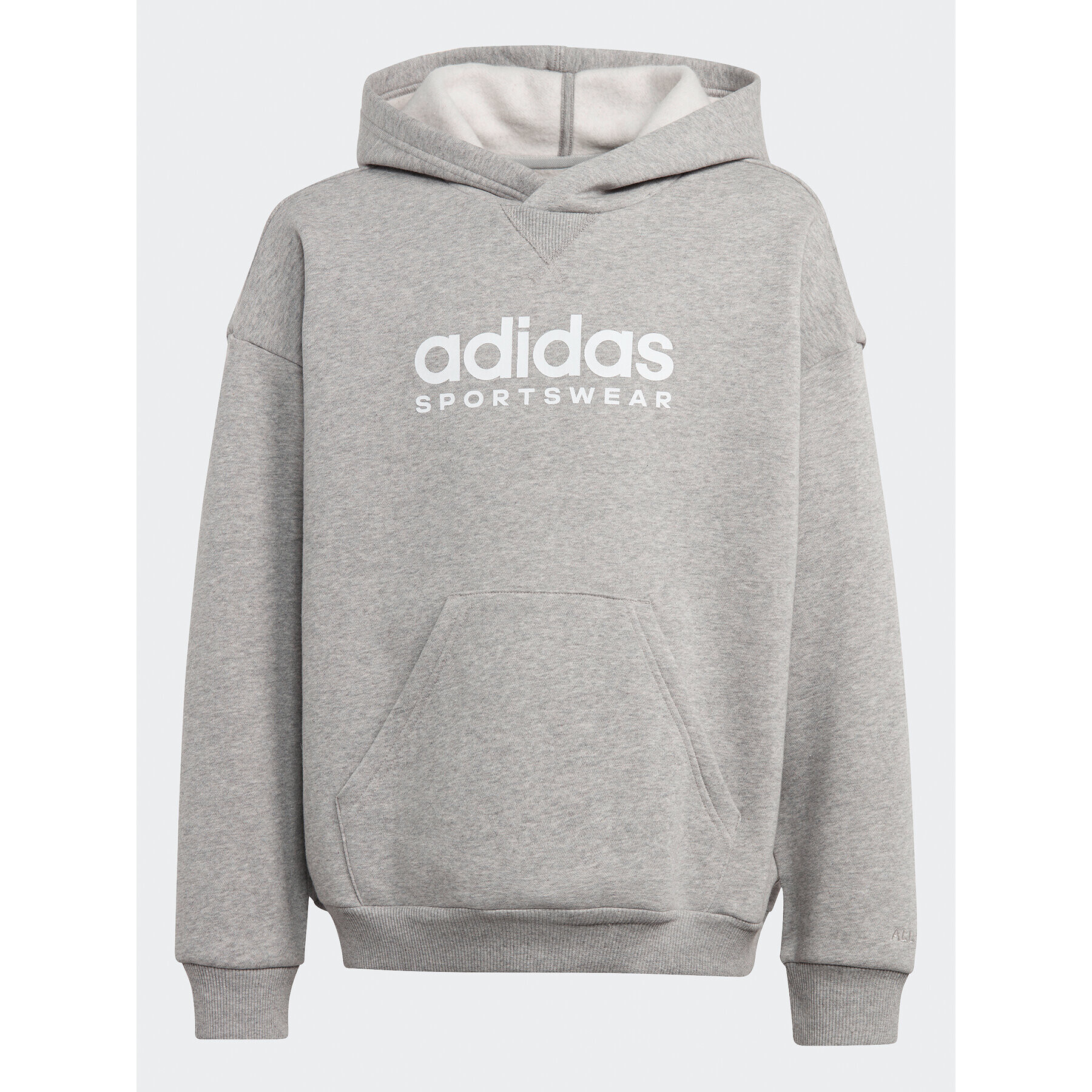 adidas Bluză Fleece IL4933 Gri Loose Fit - Pled.ro