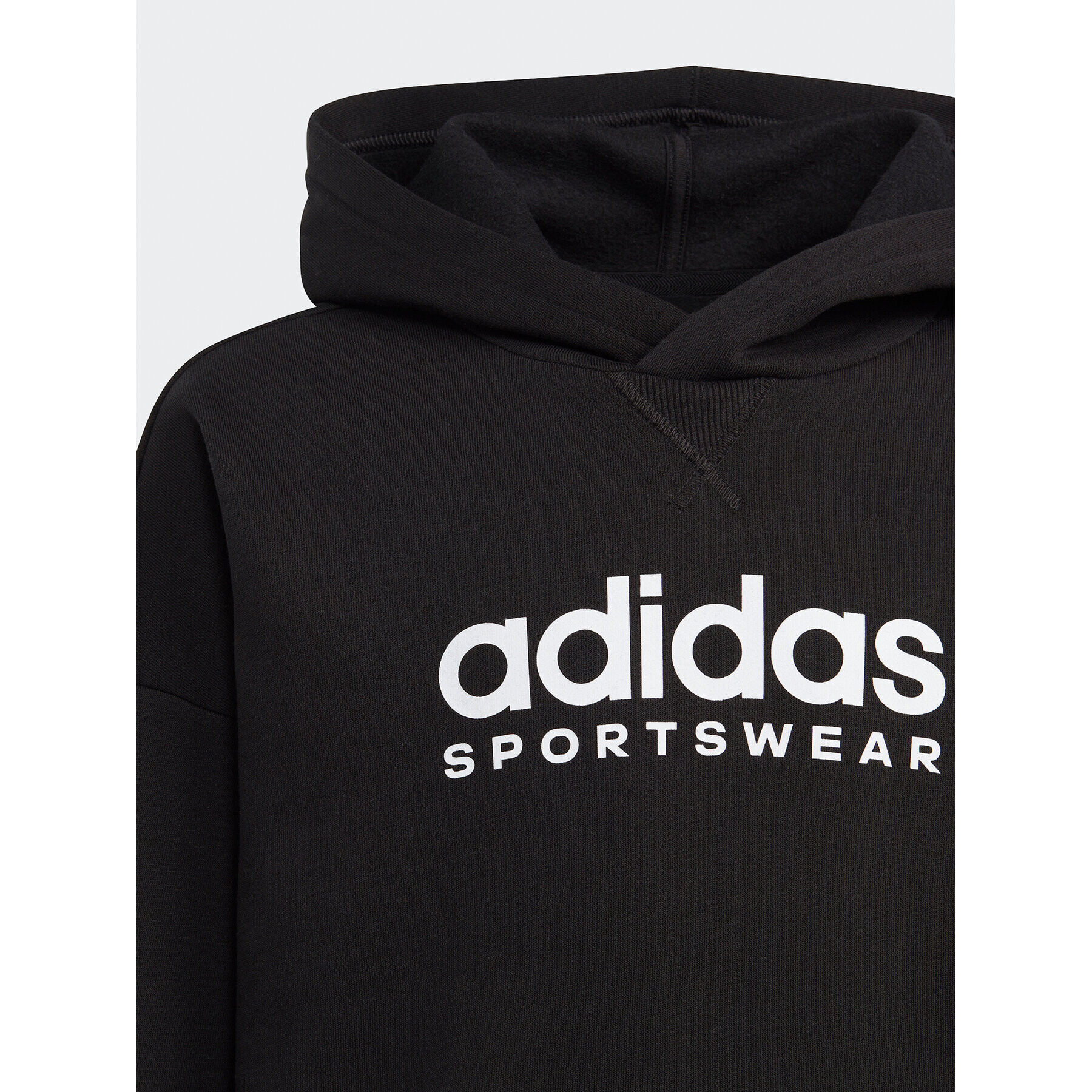 adidas Bluză Fleece IL4935 Negru Loose Fit - Pled.ro