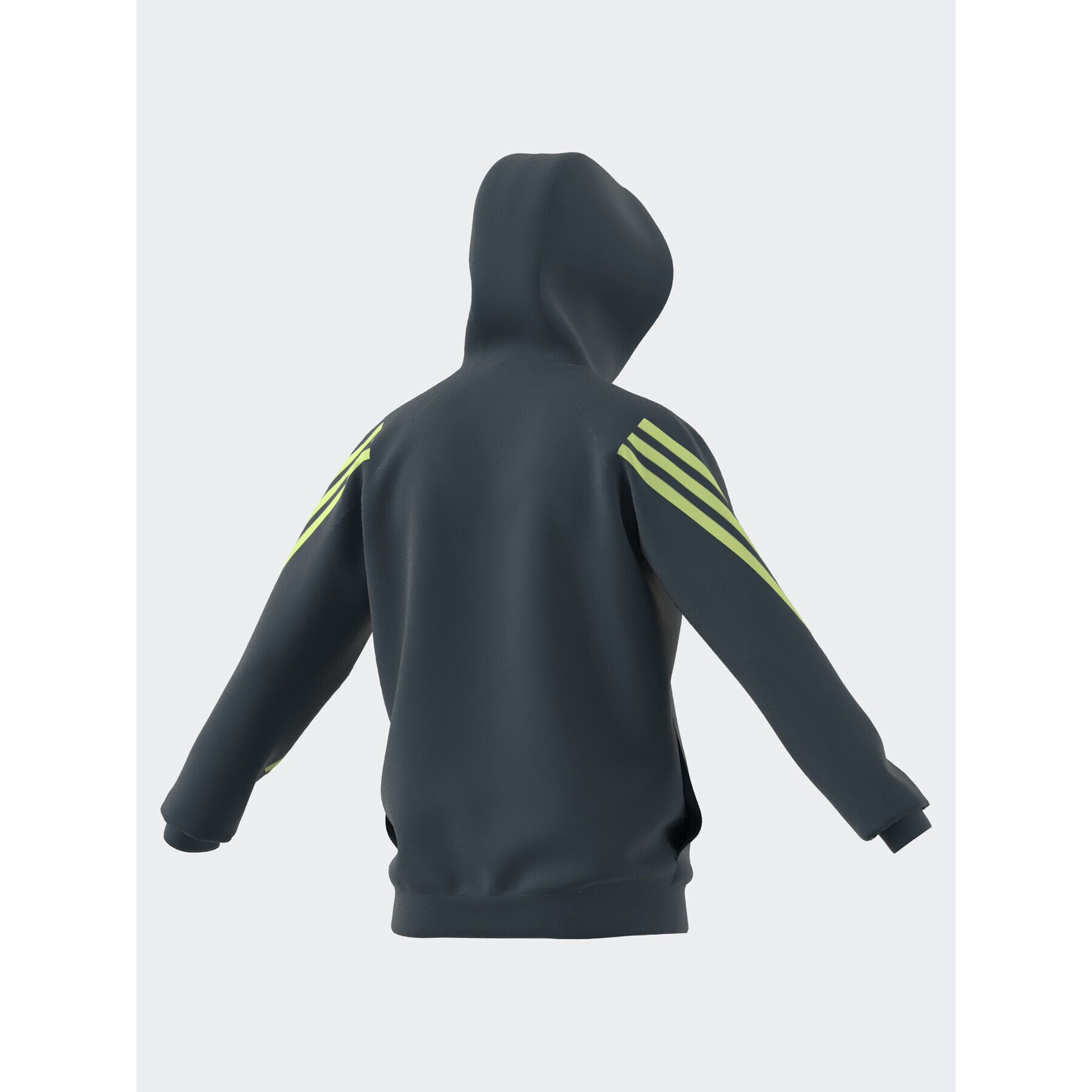 adidas Bluză Future Icons 3-Stripes Full-Zip Hoodie IJ8878 Turcoaz Regular Fit - Pled.ro