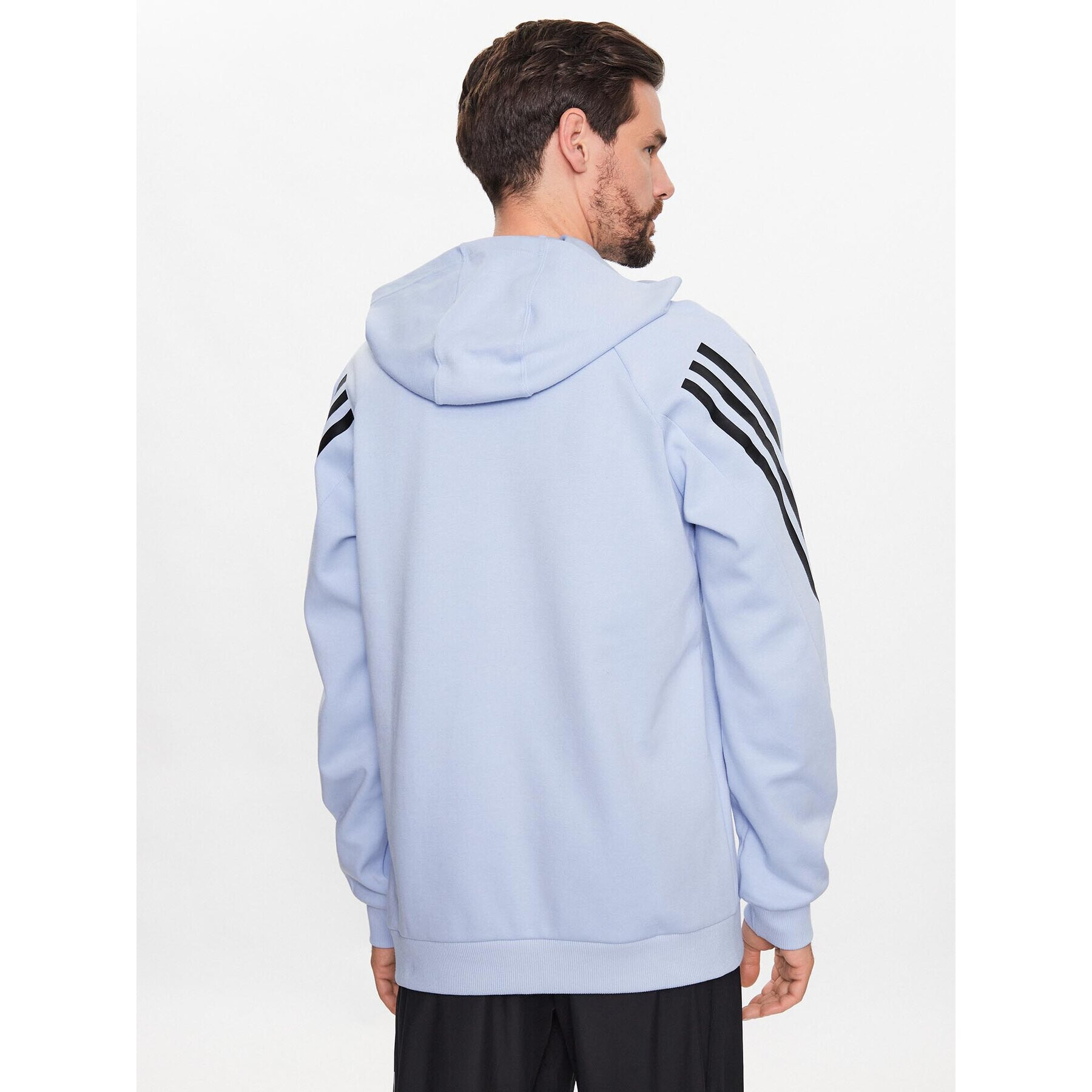 adidas Bluză Future Icons 3-Stripes Hoodie IC6741 Albastru Regular Fit - Pled.ro