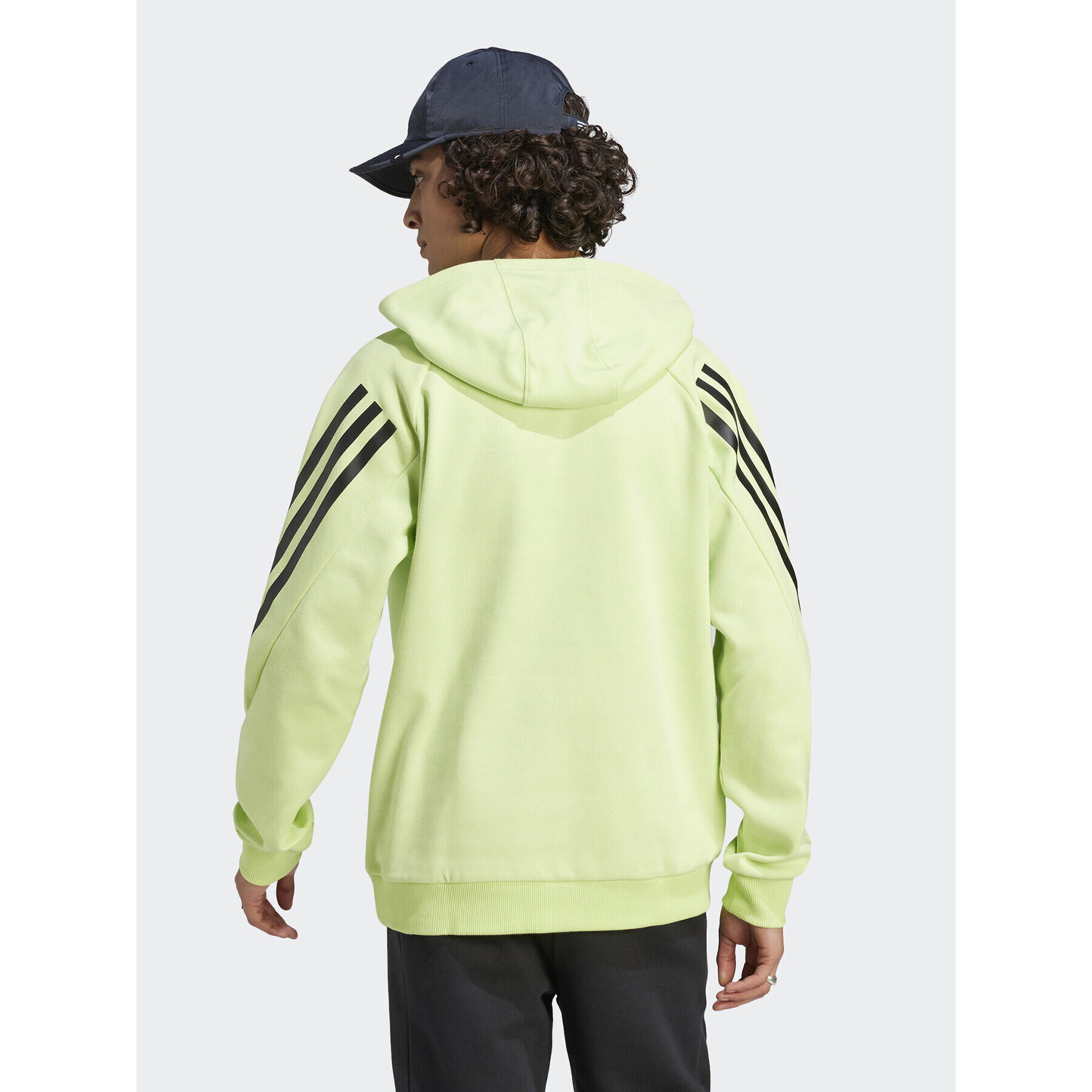 adidas Bluză Future Icons 3-Stripes Hoodie IJ8866 Verde Regular Fit - Pled.ro