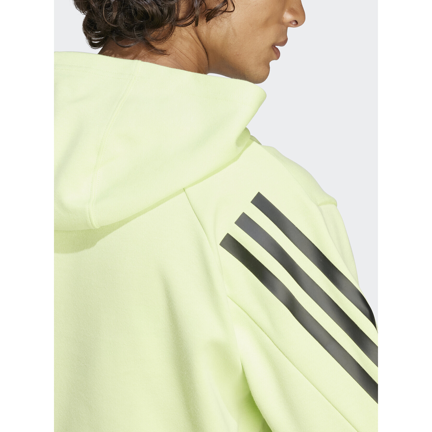 adidas Bluză Future Icons 3-Stripes Hoodie IJ8866 Verde Regular Fit - Pled.ro