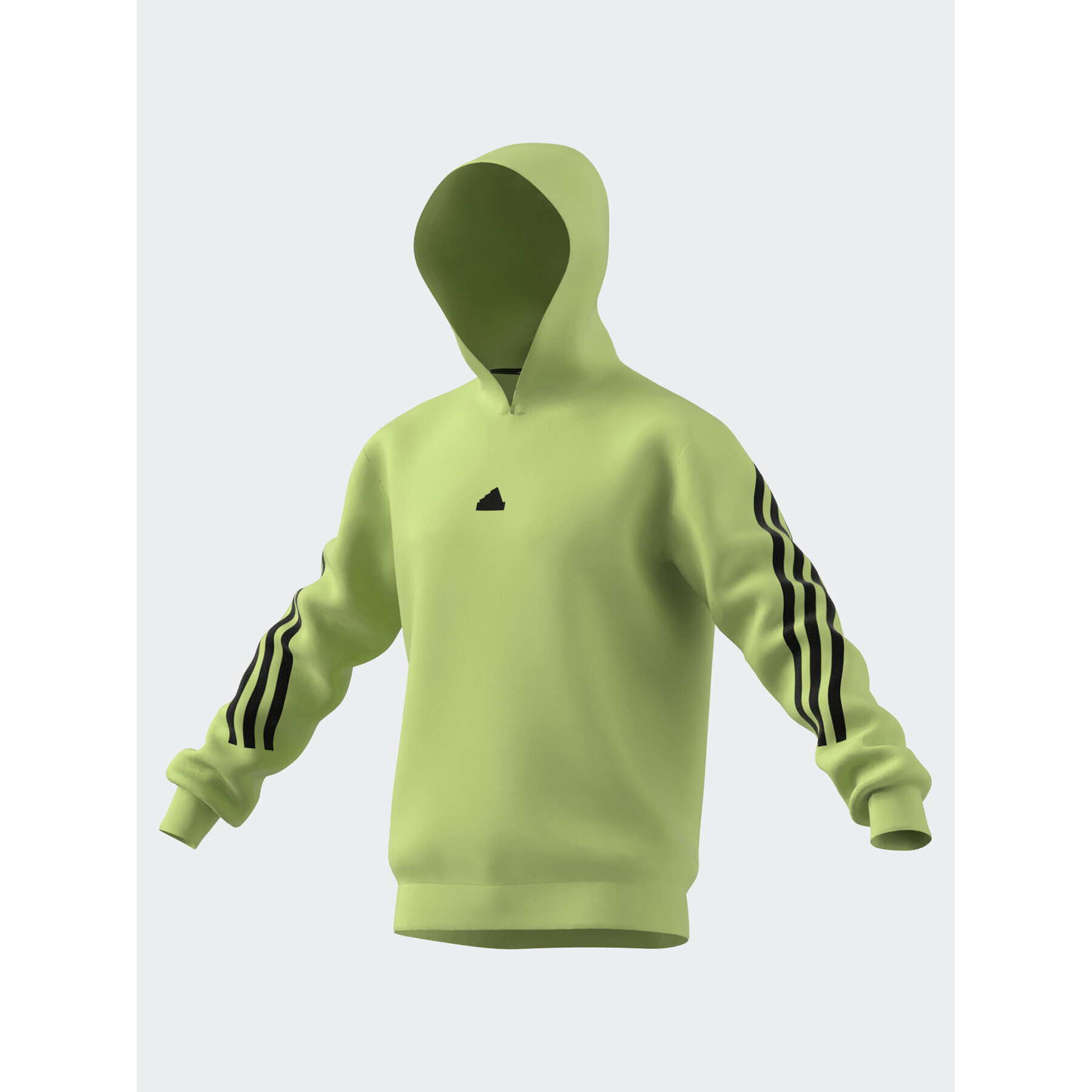 adidas Bluză Future Icons 3-Stripes Hoodie IJ8866 Verde Regular Fit - Pled.ro