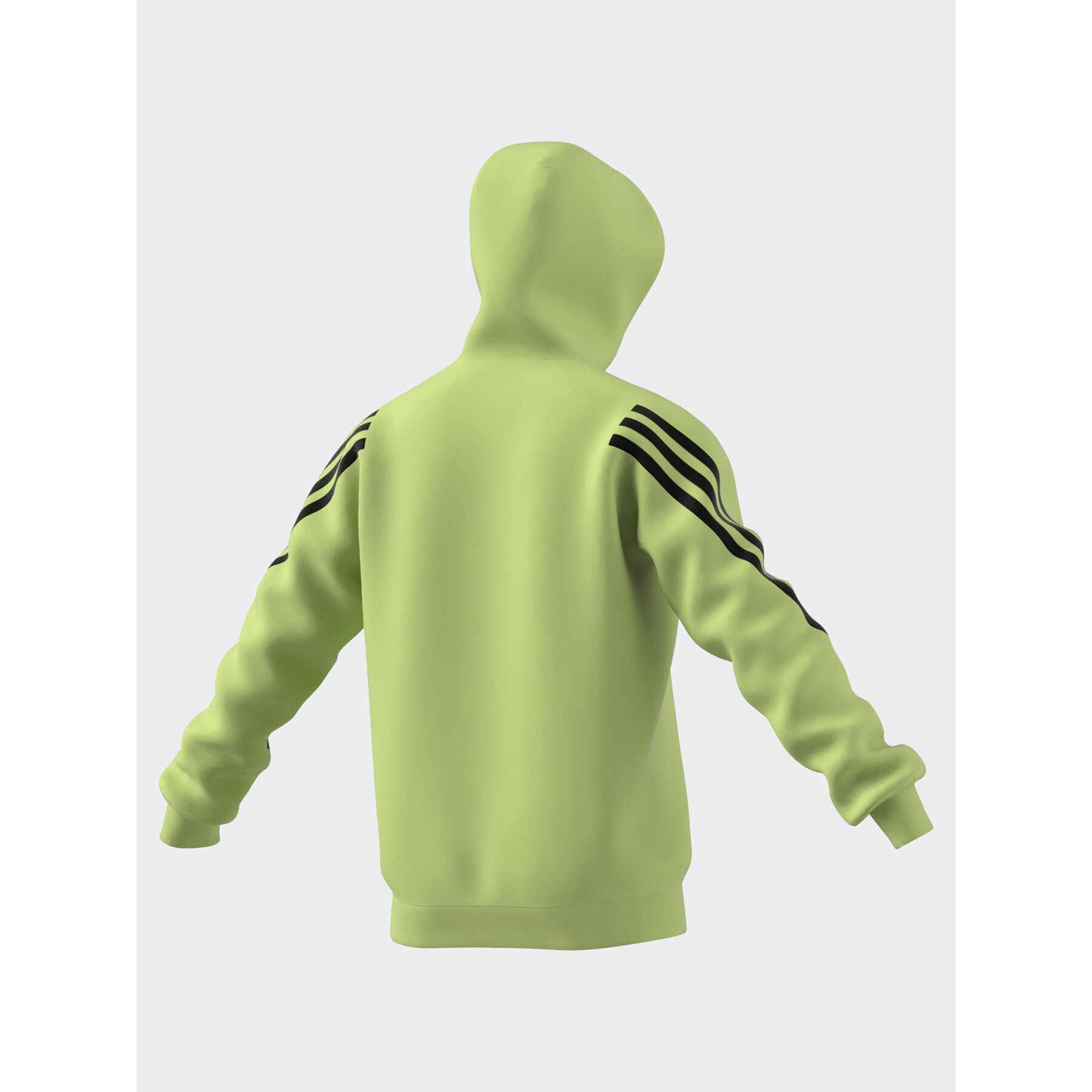 adidas Bluză Future Icons 3-Stripes Hoodie IJ8866 Verde Regular Fit - Pled.ro