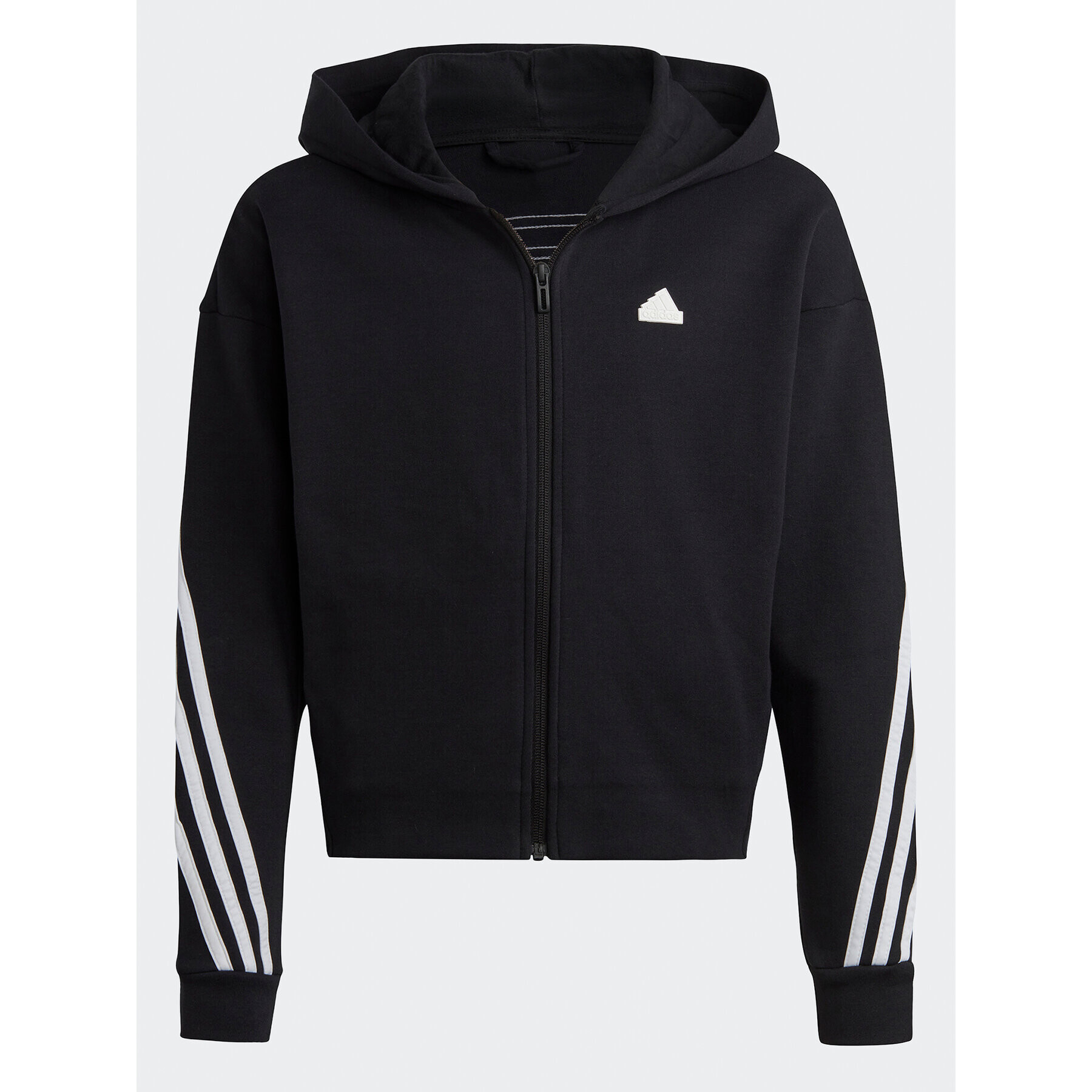 adidas Bluză Future Icons 3-Stripes IC0118 Negru Loose Fit - Pled.ro