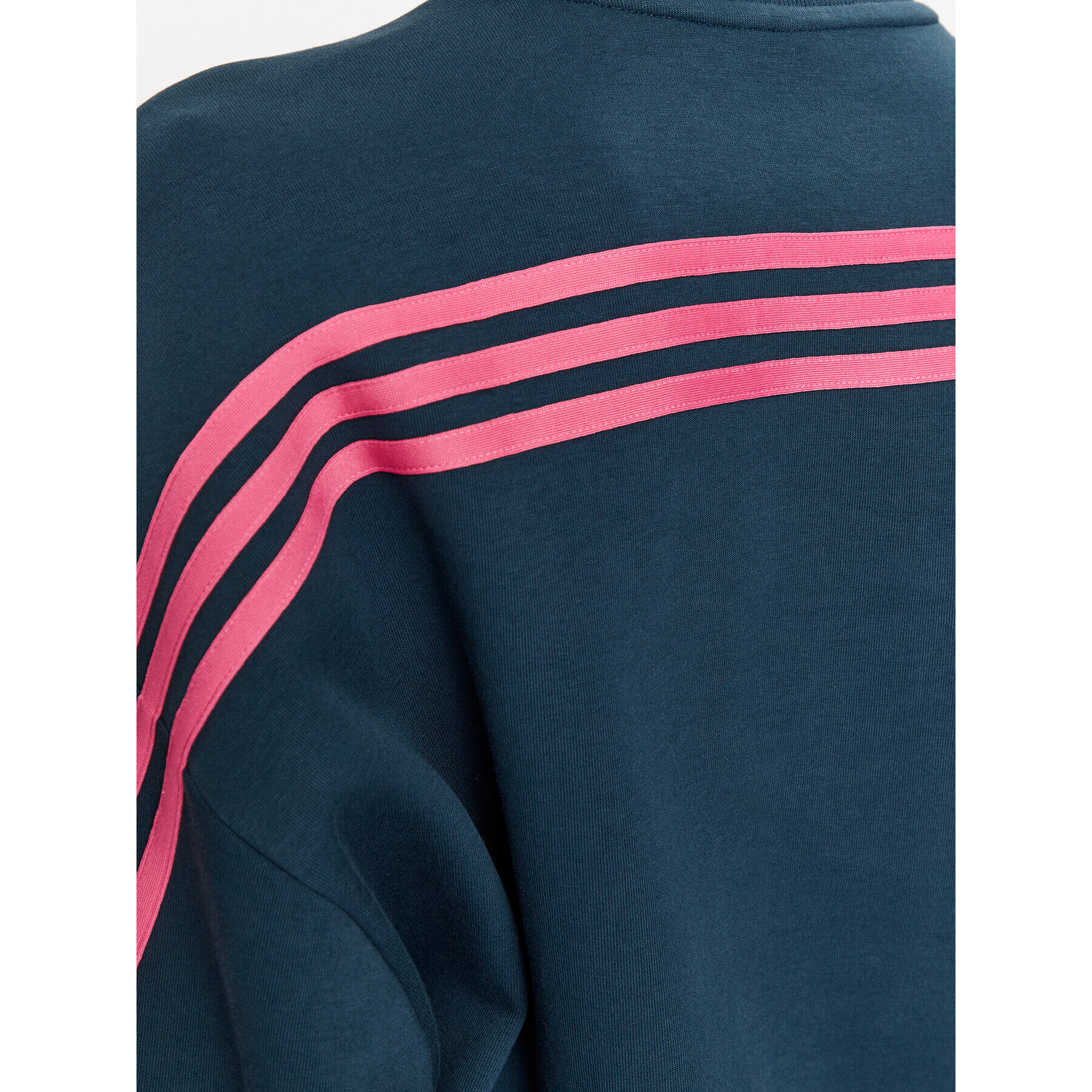 adidas Bluză Future Icons 3-Stripes Sweatshirt IL3055 Turcoaz Loose Fit - Pled.ro