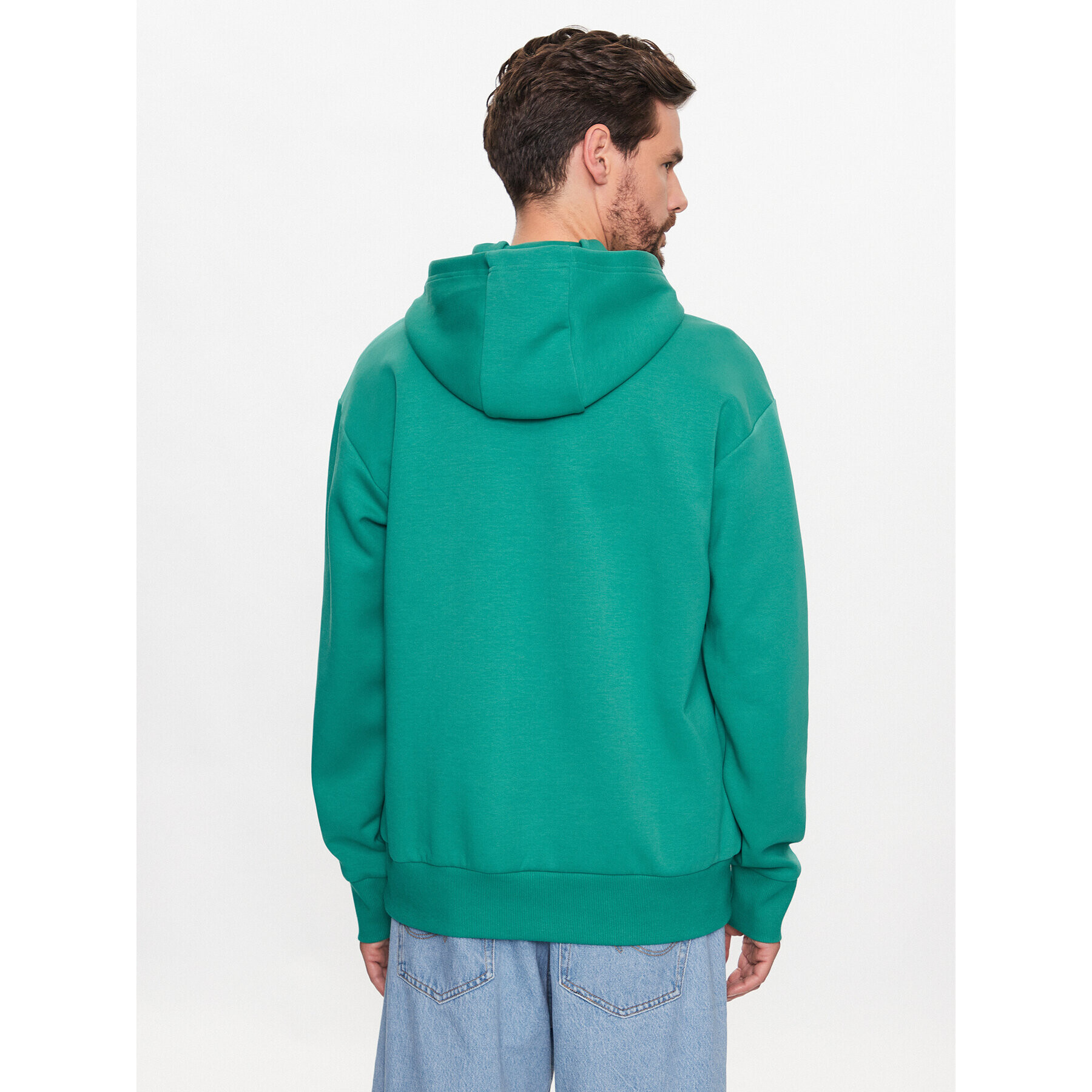 adidas Bluză Future Icons Badge of Sport Hoodie IC3751 Verde Regular Fit - Pled.ro