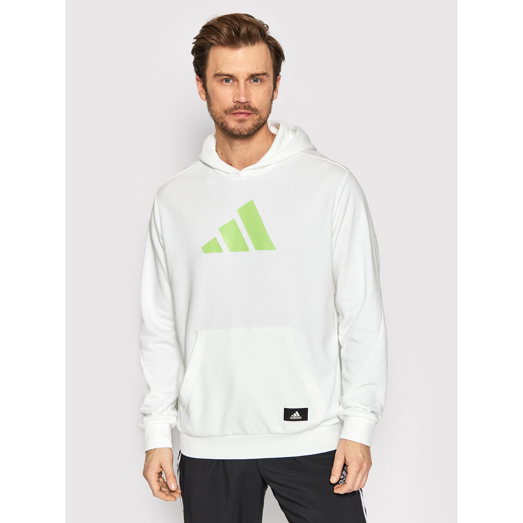 adidas Performance adidas Bluză Future Icons HA1413 Alb Regular Fit - Pled.ro