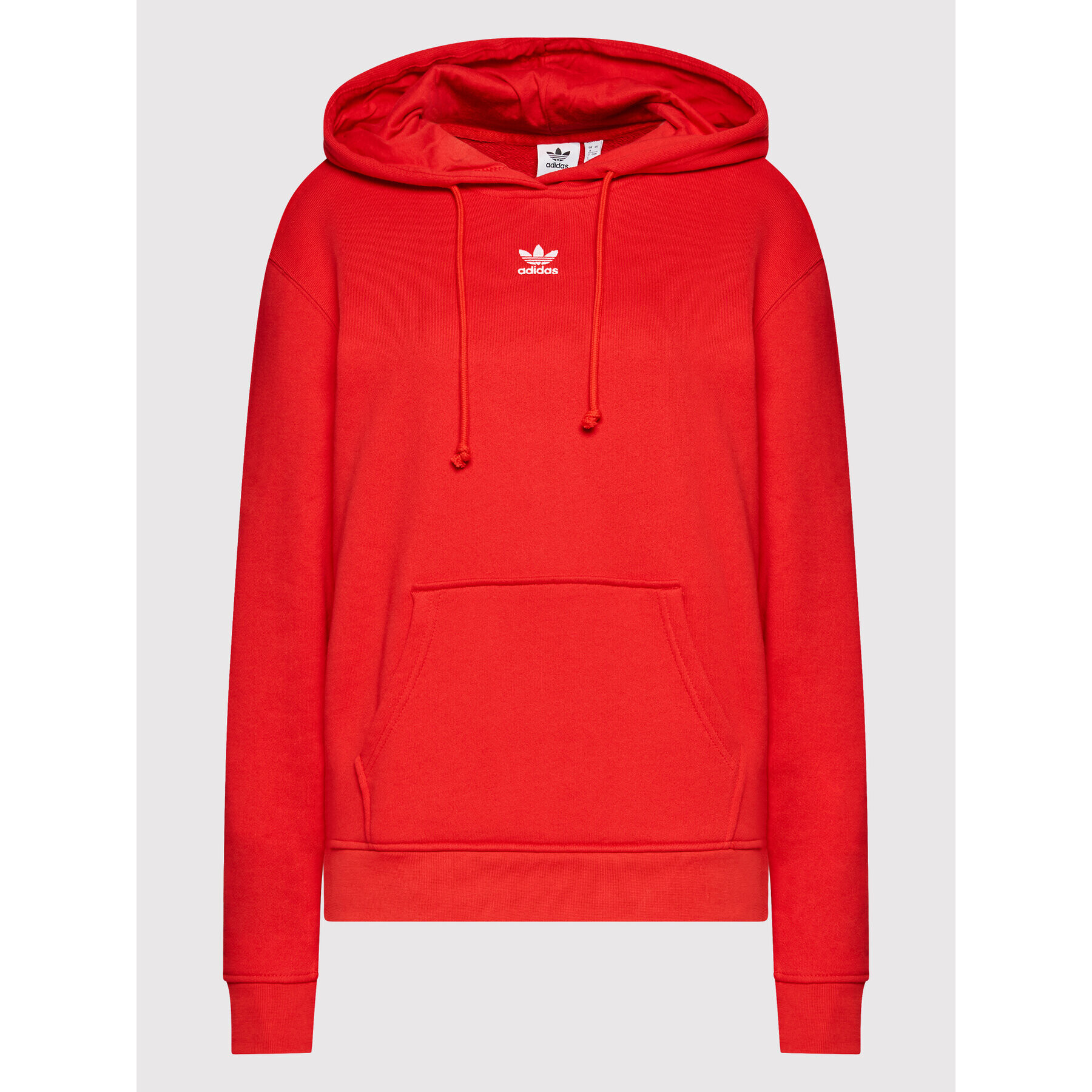 adidas Bluză Hoodie HF7508 Roșu Regular Fit - Pled.ro