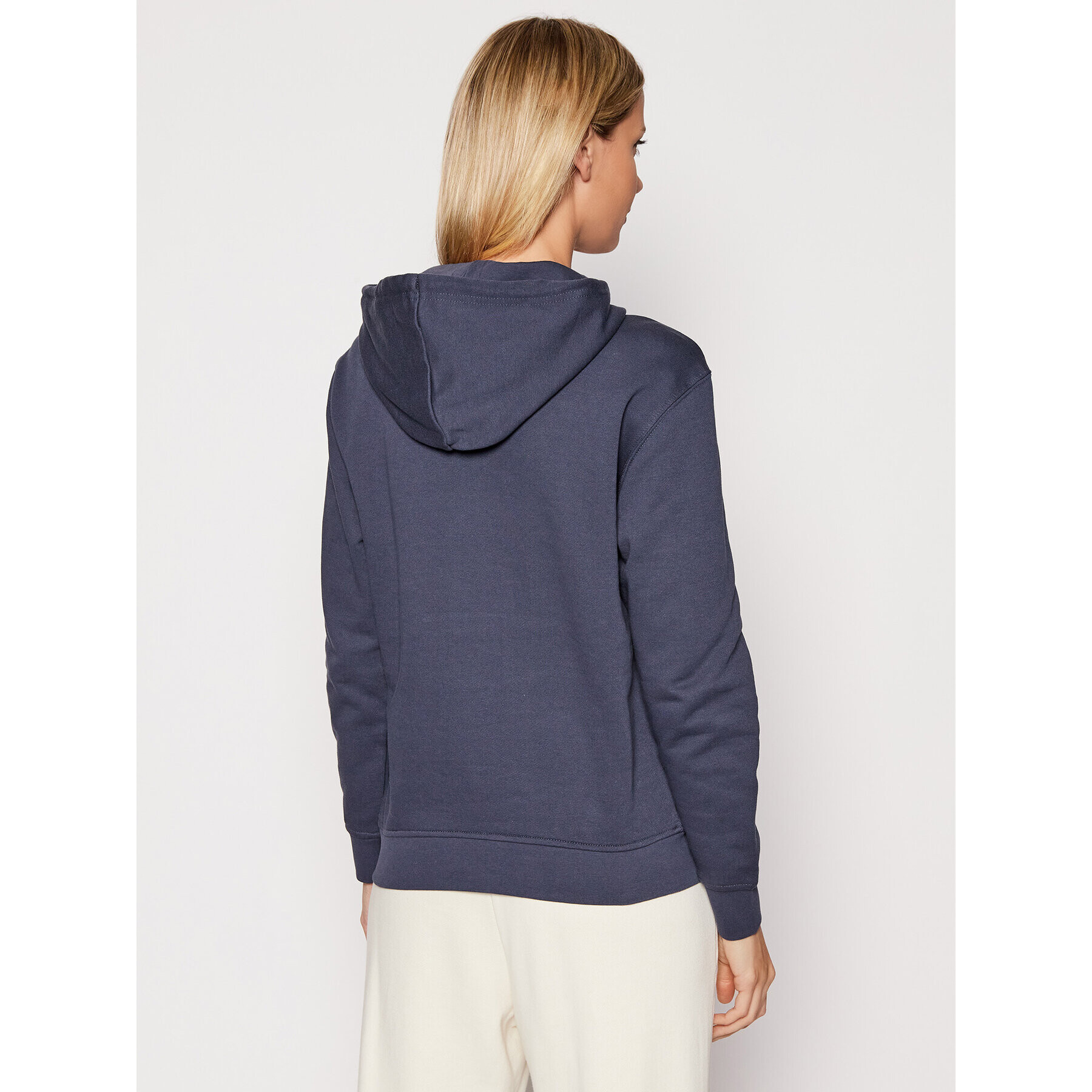 adidas Bluză Hoodie HF7509 Bleumarin Regular Fit - Pled.ro