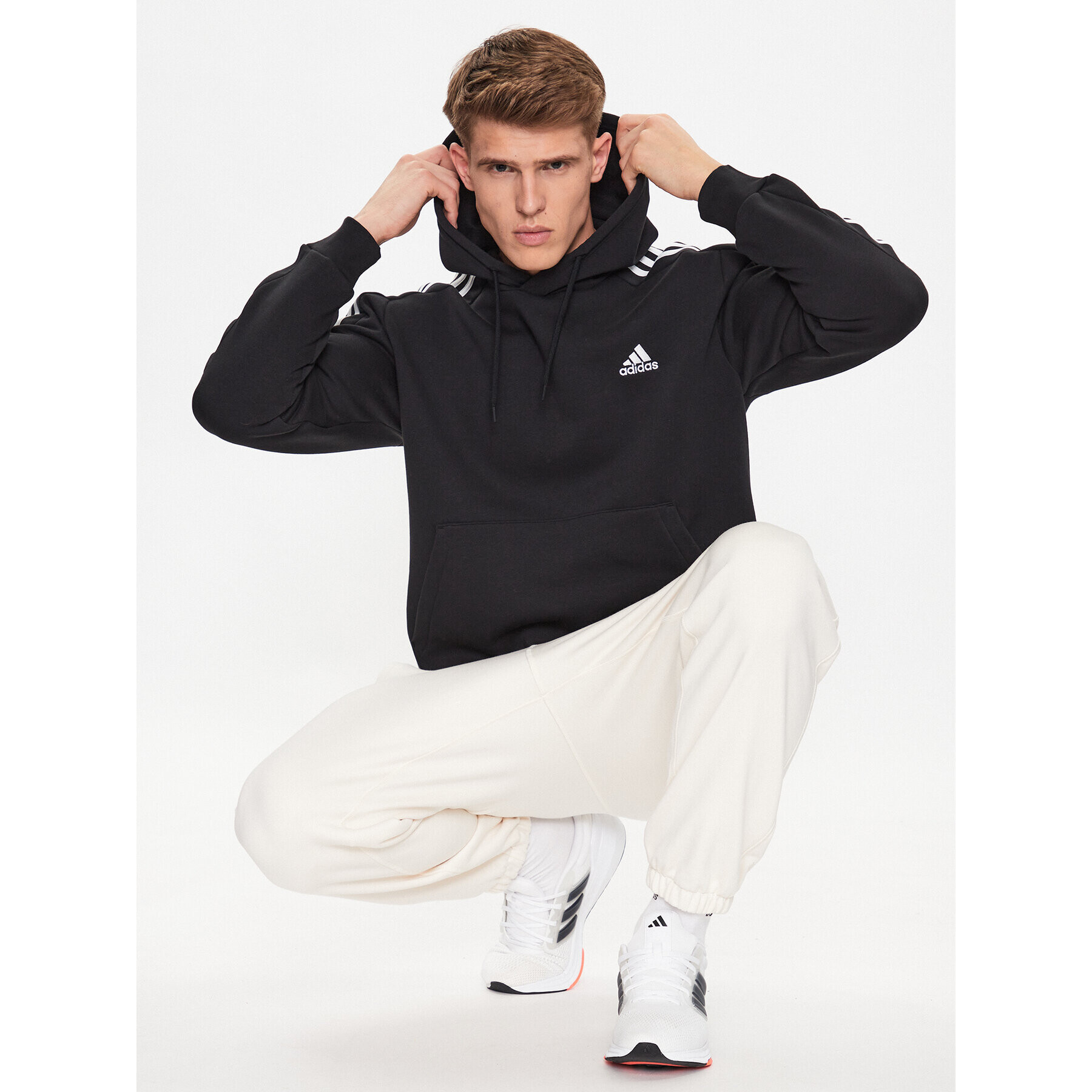 adidas Bluză IB4028 Negru Regular Fit - Pled.ro